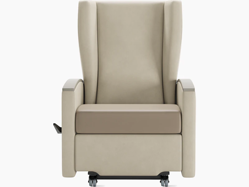 Culla Reclining Glider, front, beige