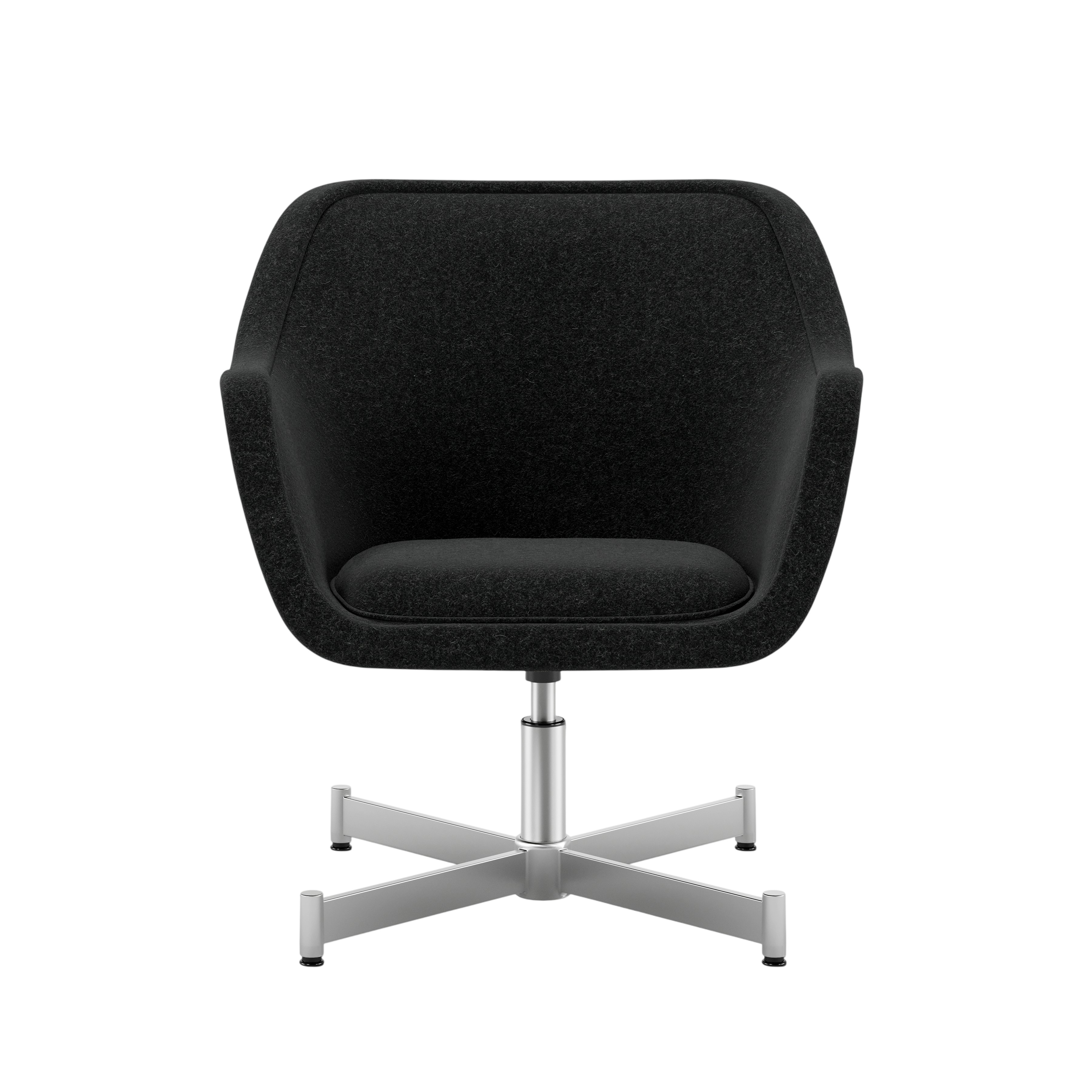 Bumper Lounge Chair in Pecora Basalt