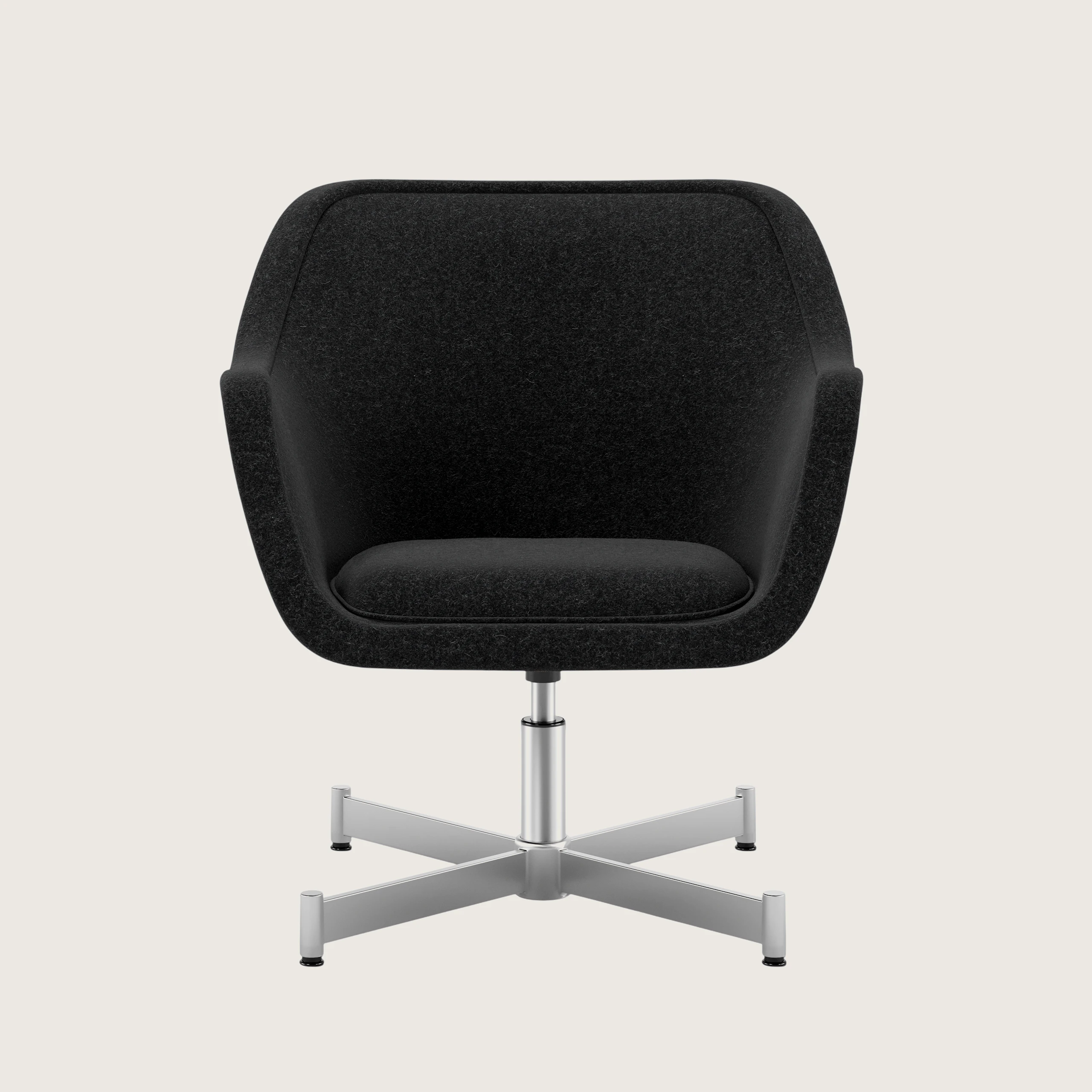 Bumper Lounge Chair in Pecora Basalt