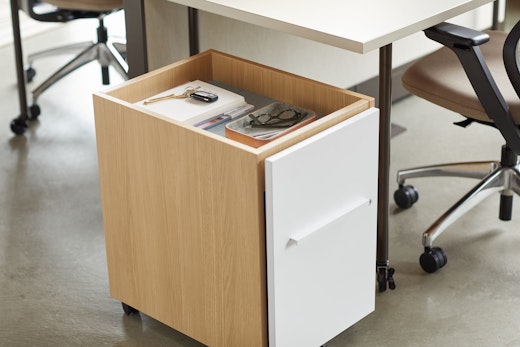 anchor tray top mobile pedestal felt PET liner accessory file drawer personal storage organization