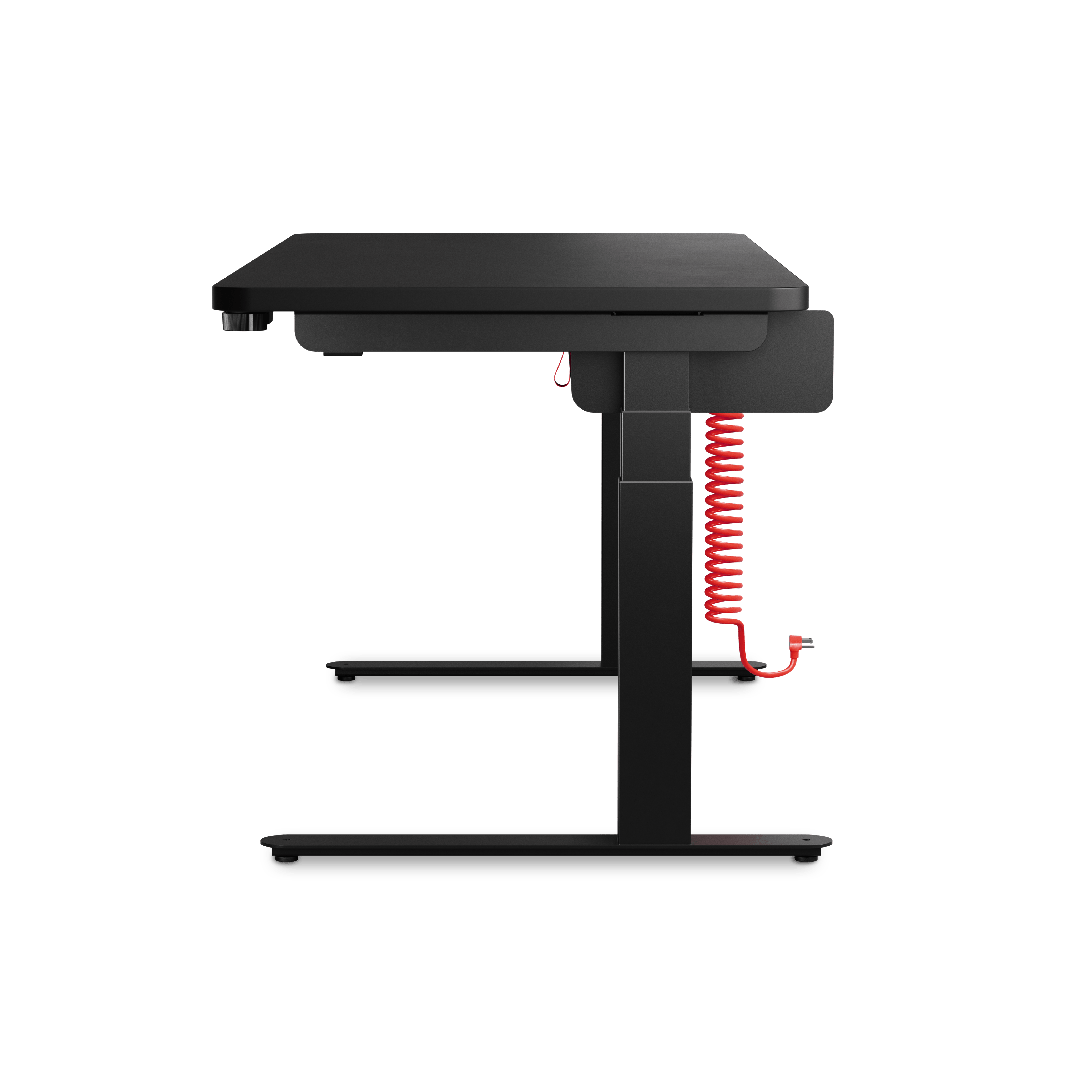 Coyl Gaming Desk - Black,  Ultra Black,  Cable Manager