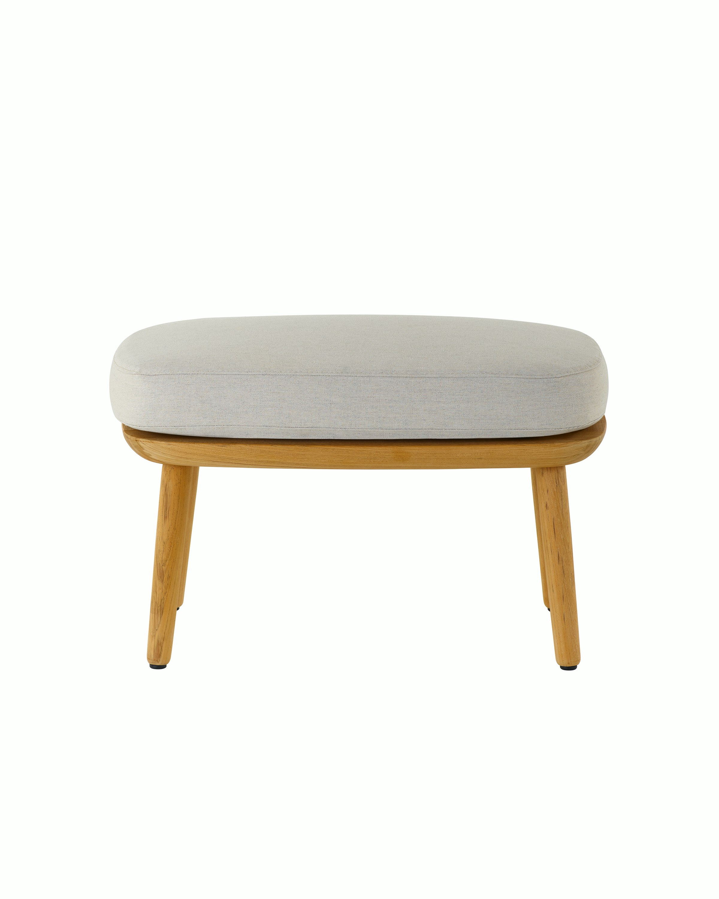 Crosshatch Outdoor Ottoman by itself.