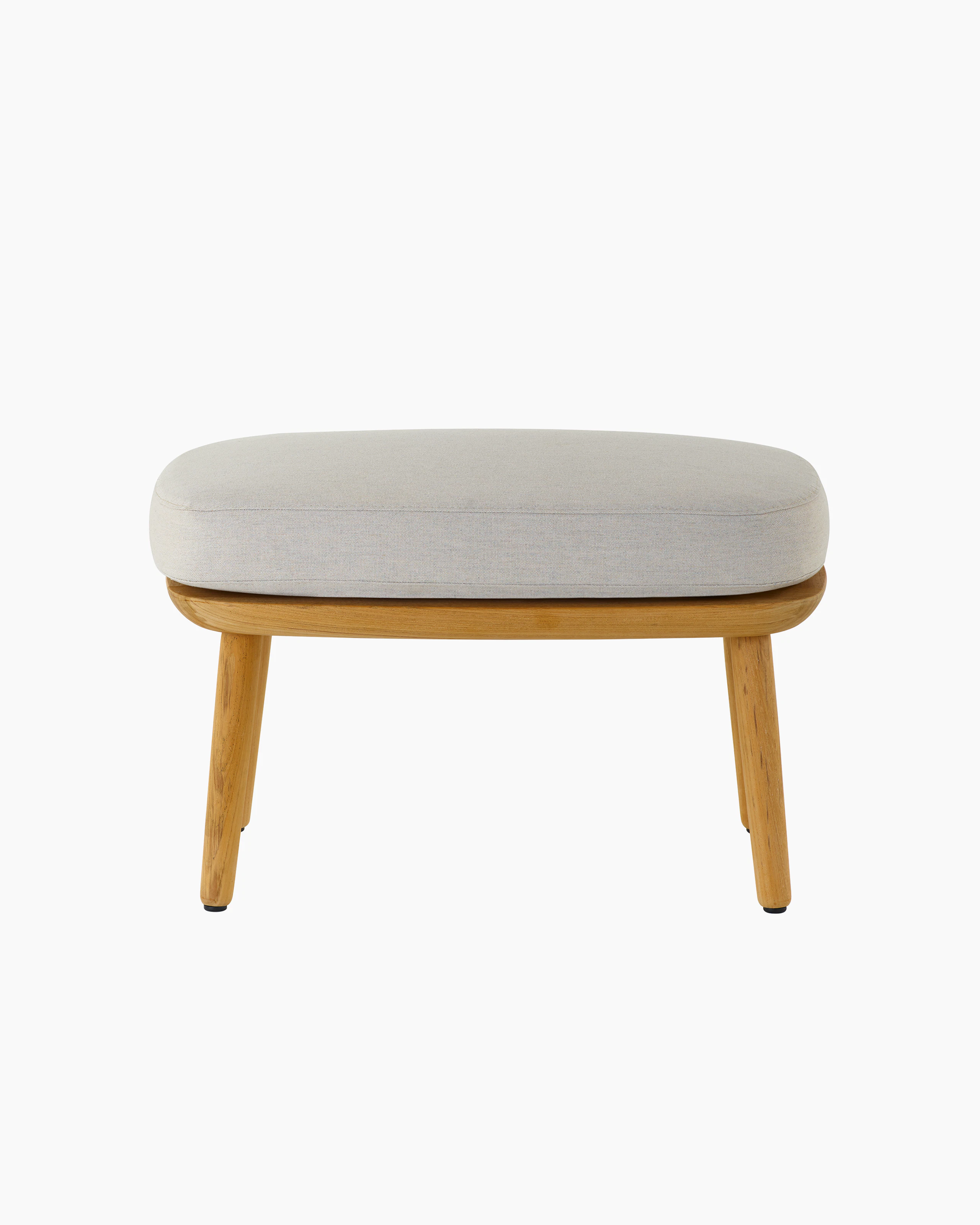 Crosshatch Outdoor Ottoman by itself.