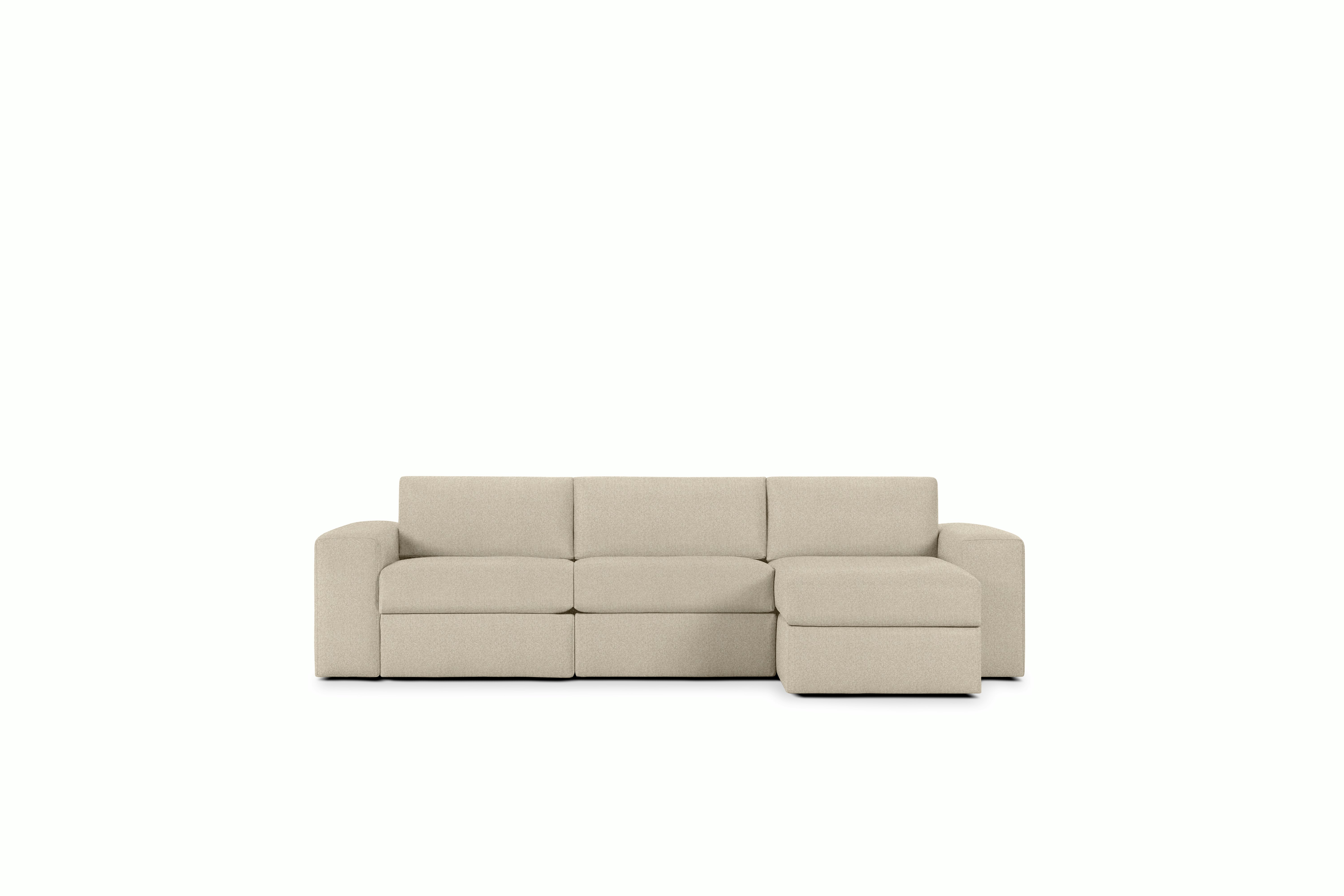 Irvin Sectional Chaise - Right,  Beck,  Patisserie