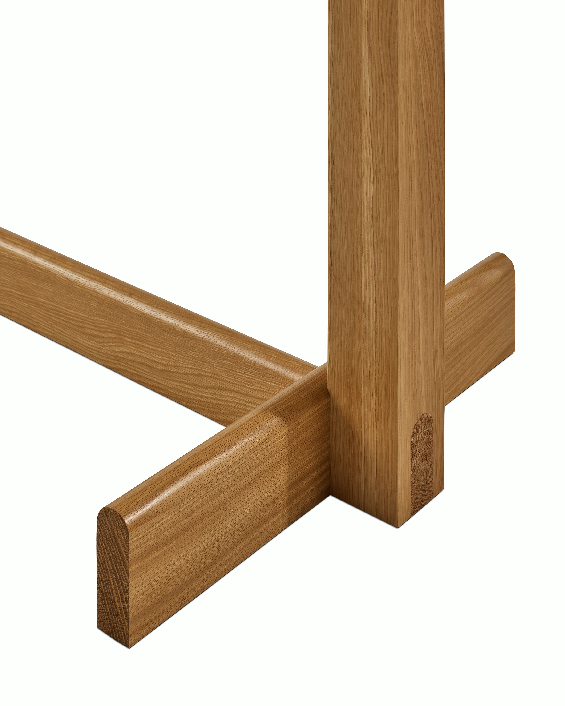 Land Table, Oak, Leg