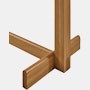 Land Table, Oak, Leg