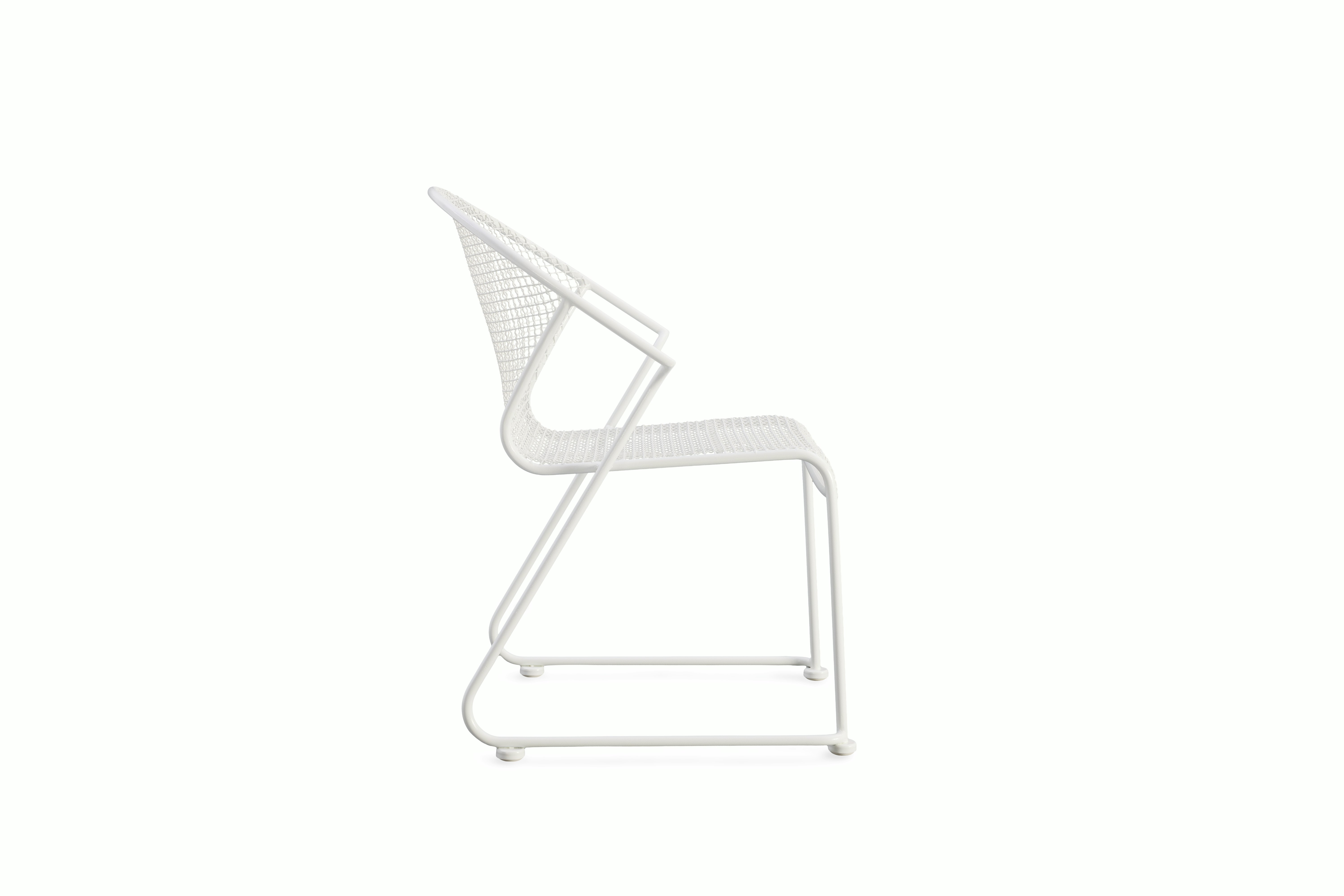 Sculptura Stacking Barrel Chair - white