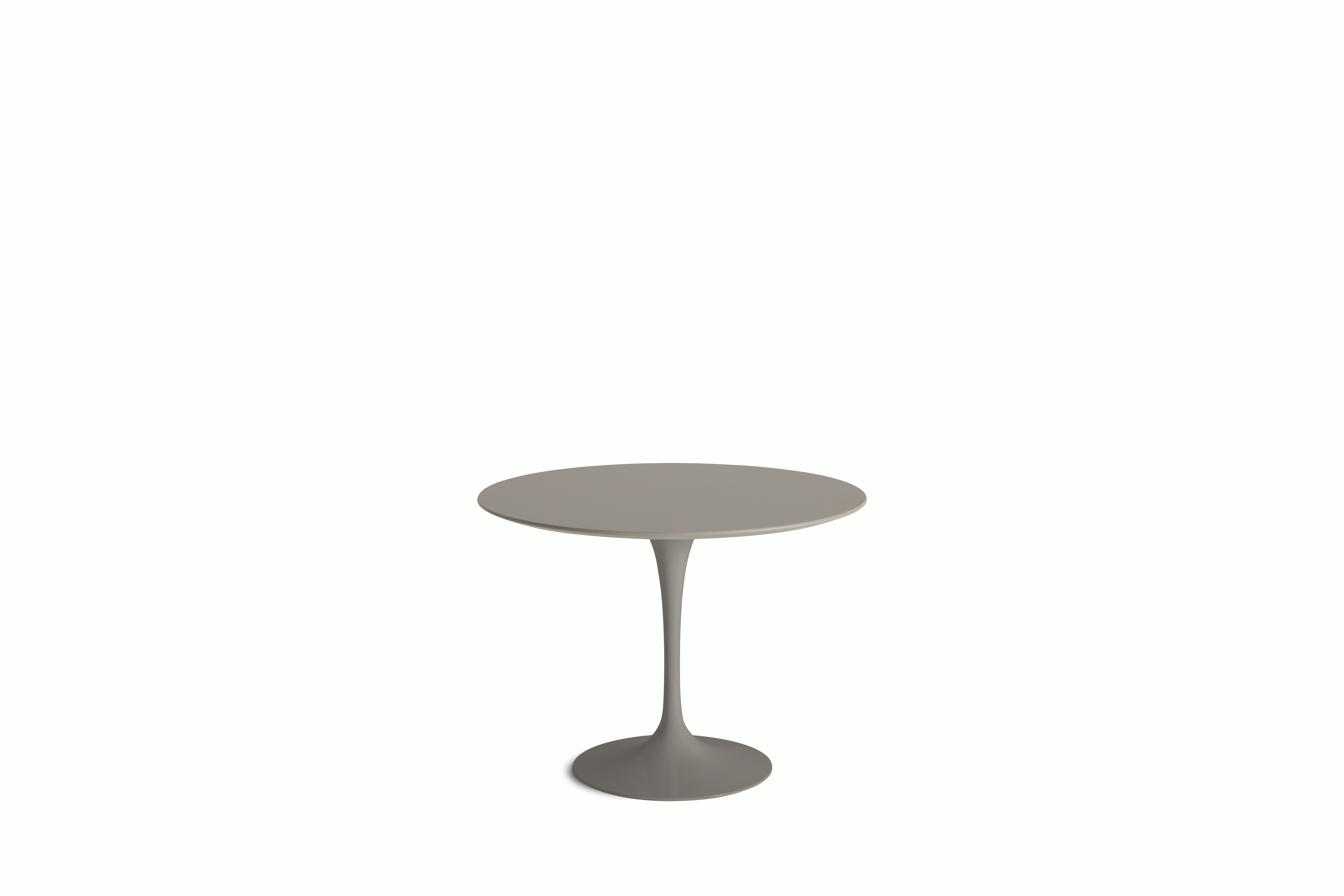 Saarinen Lounge Table - 35 Inch, Modern Clay Laminate, Grey Base