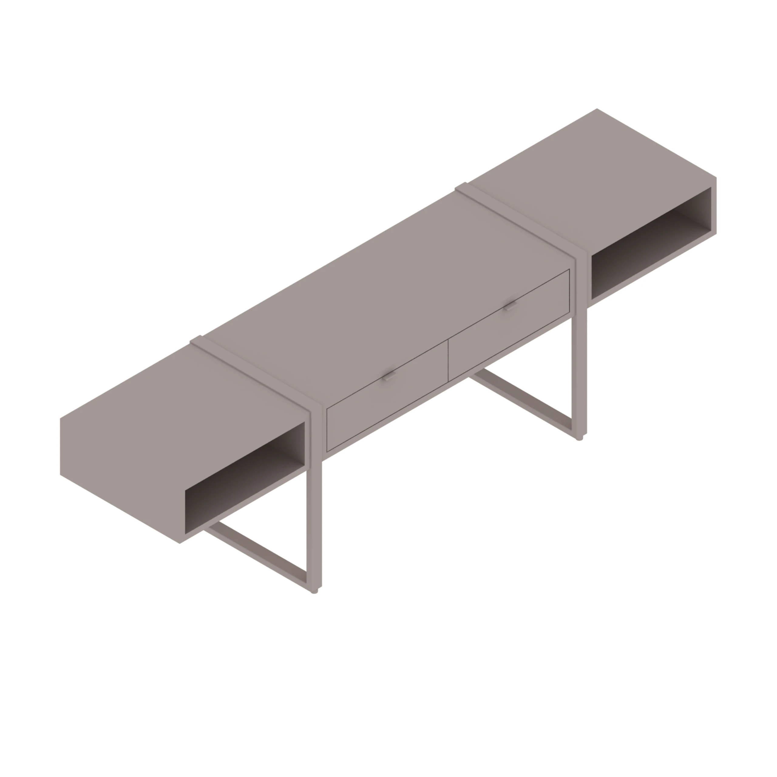 A generic rendering - Highline Credenza | 1 High