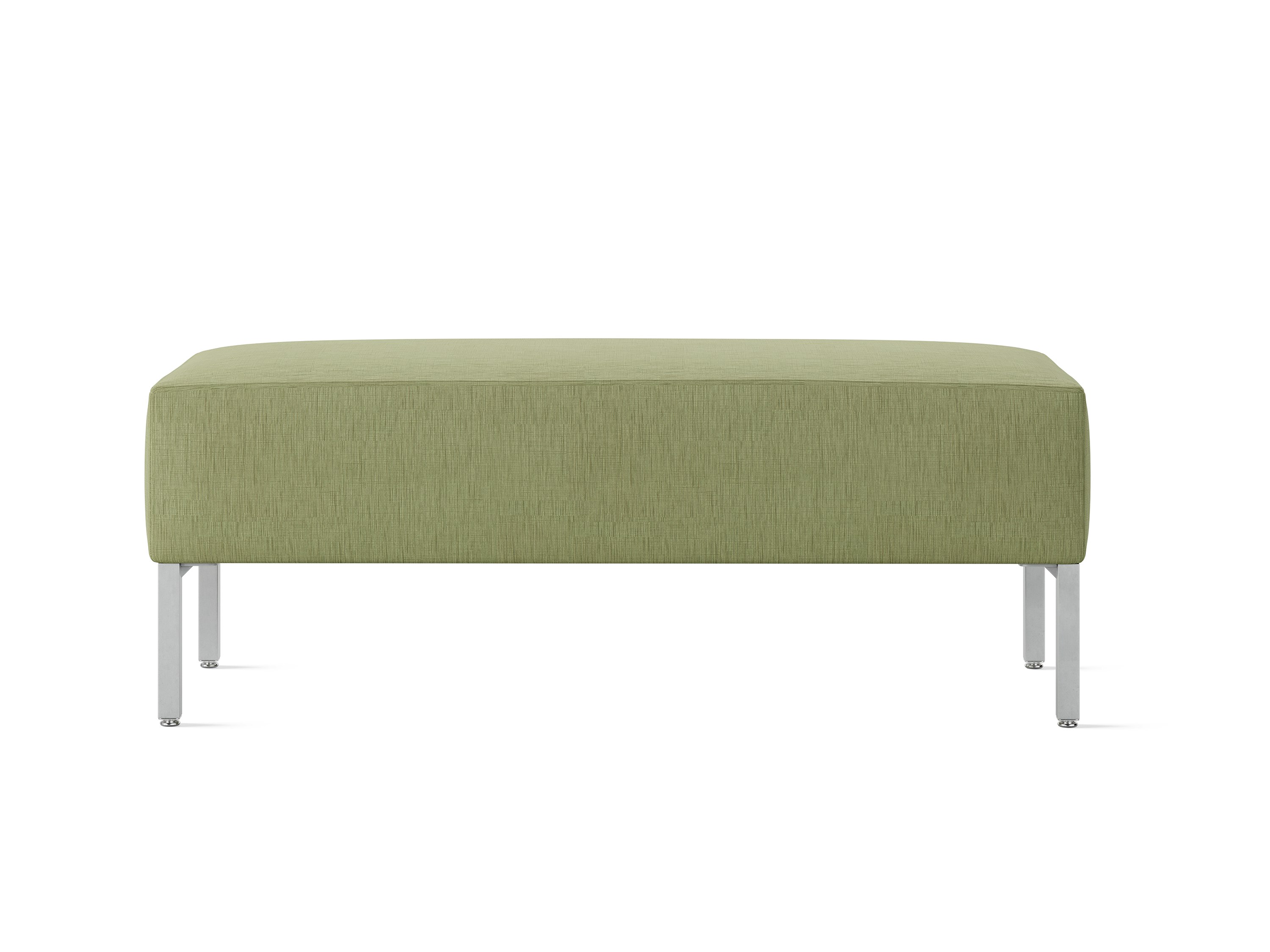 Riva Lounge Bench, Large rectangle, Green
