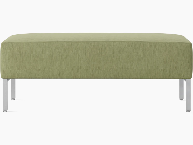 Riva Lounge Bench, Large rectangle, Green