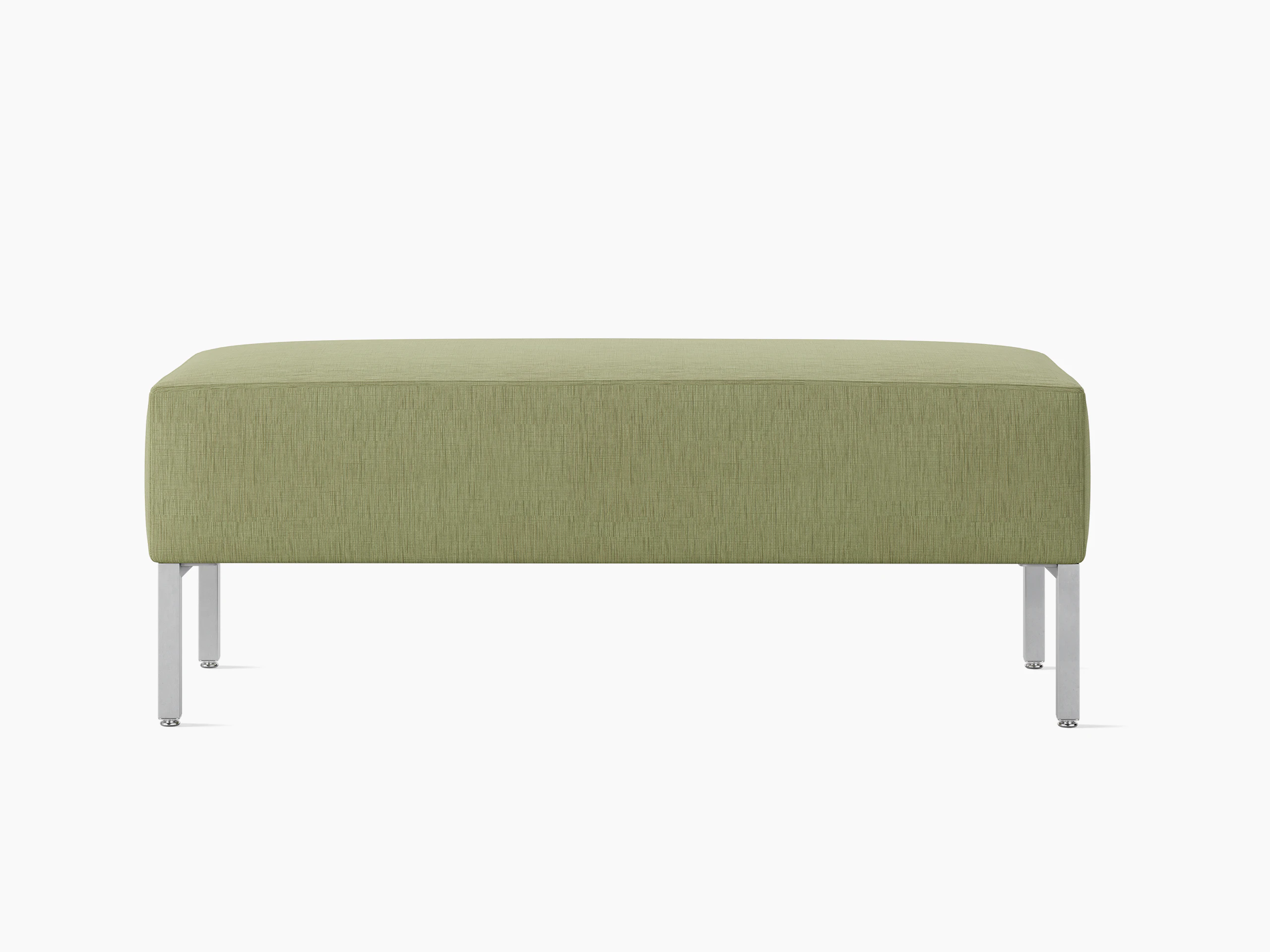 Riva Lounge Bench, Large rectangle, Green
