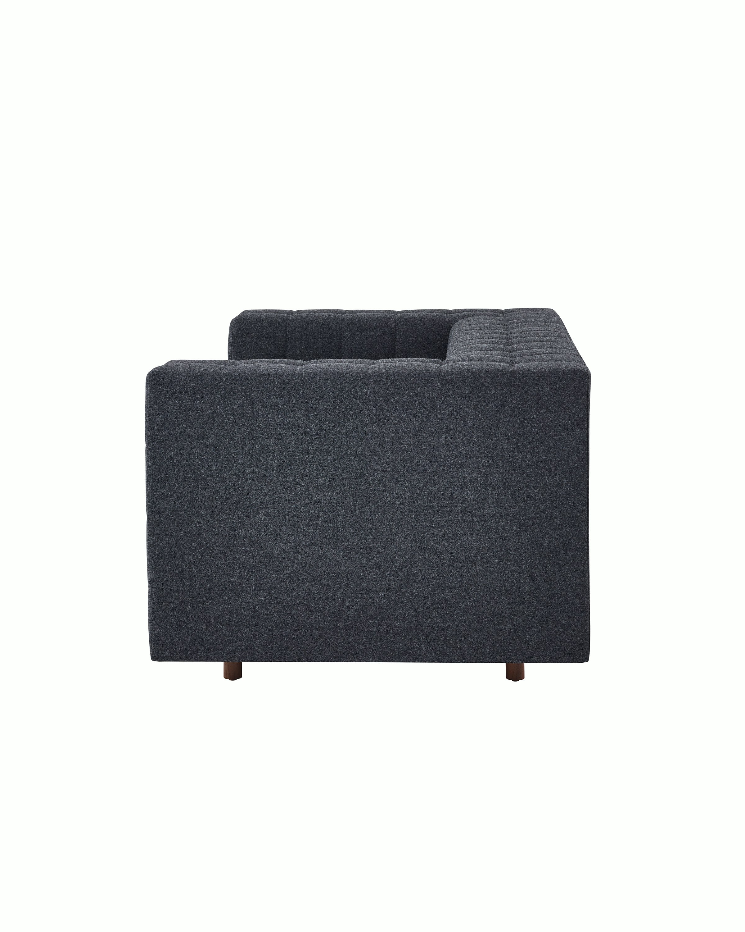 Rapport Sette with walnut legs.