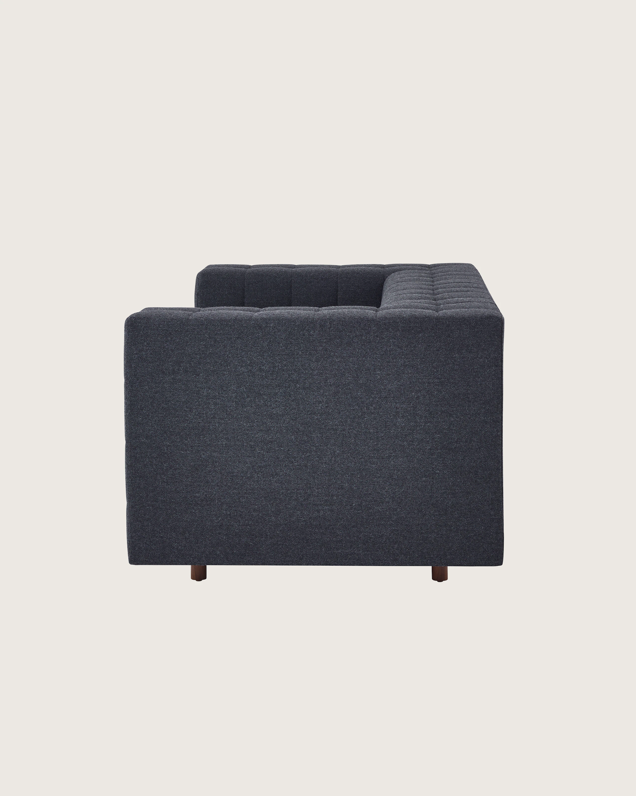 Rapport Sette with walnut legs.