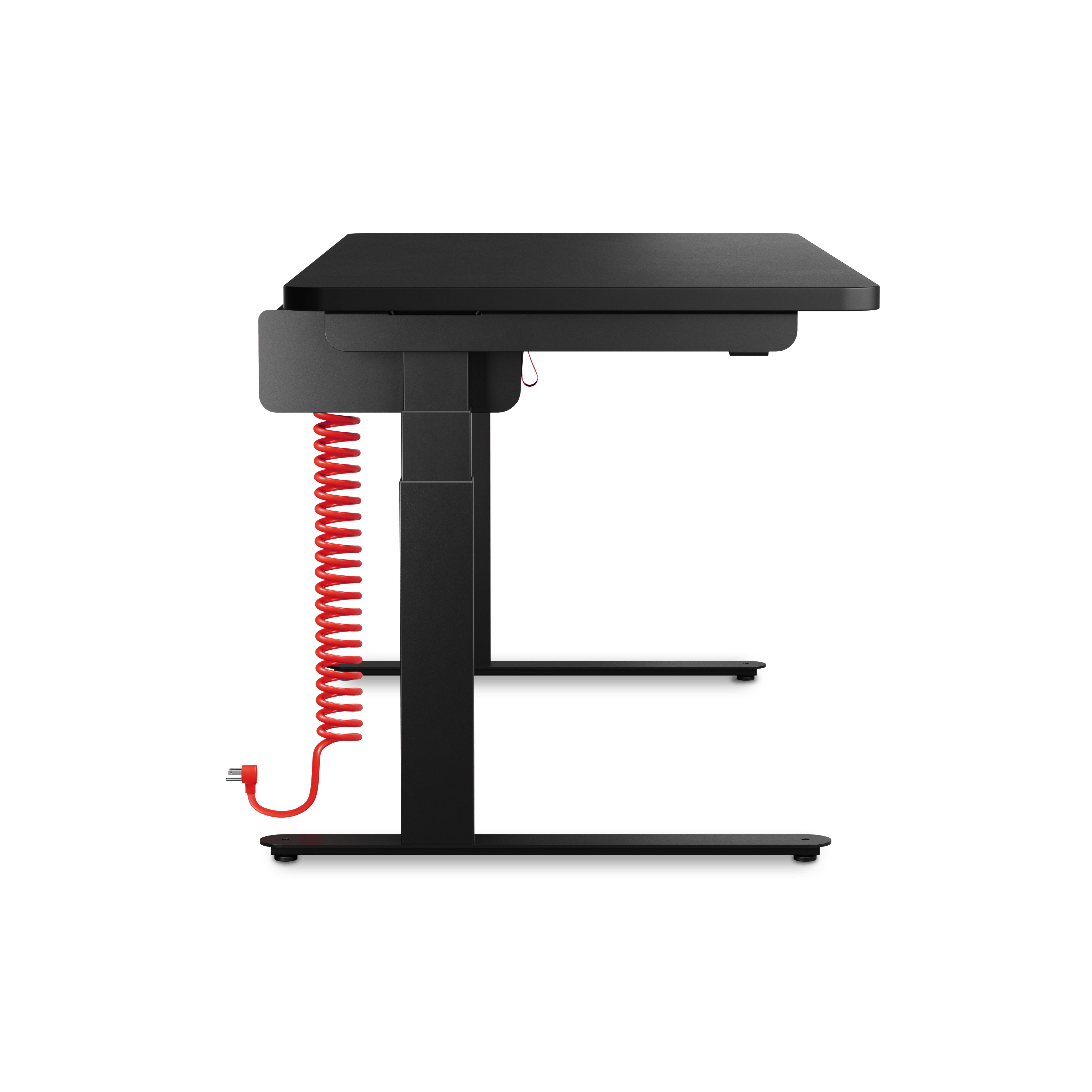 Coyl Gaming Desk - Black,  Ultra Black,  Cable Manager