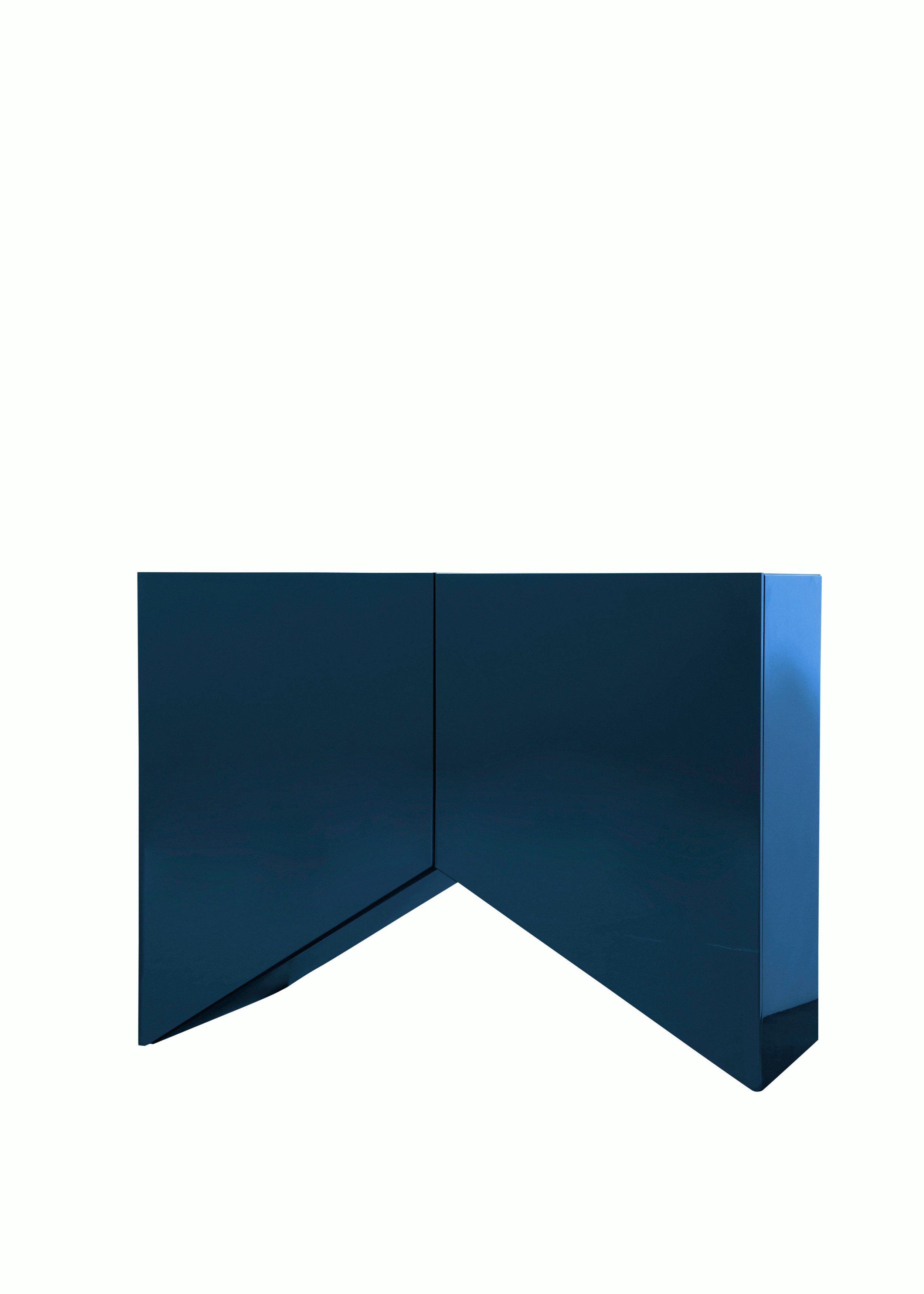 Bridges Cabinet - Triangle, Blue