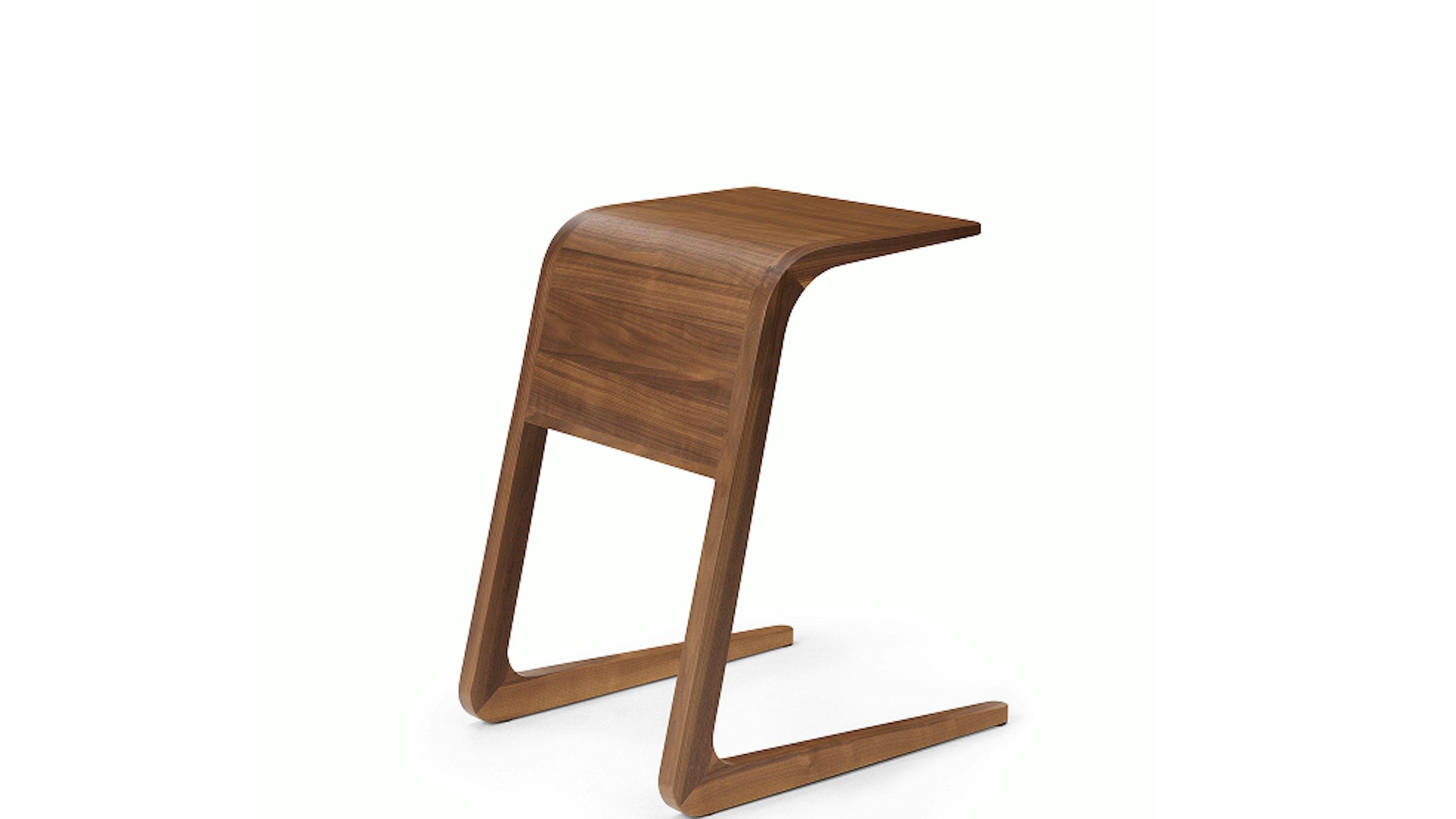 A dark wood finish Riley Table by NaughtOne