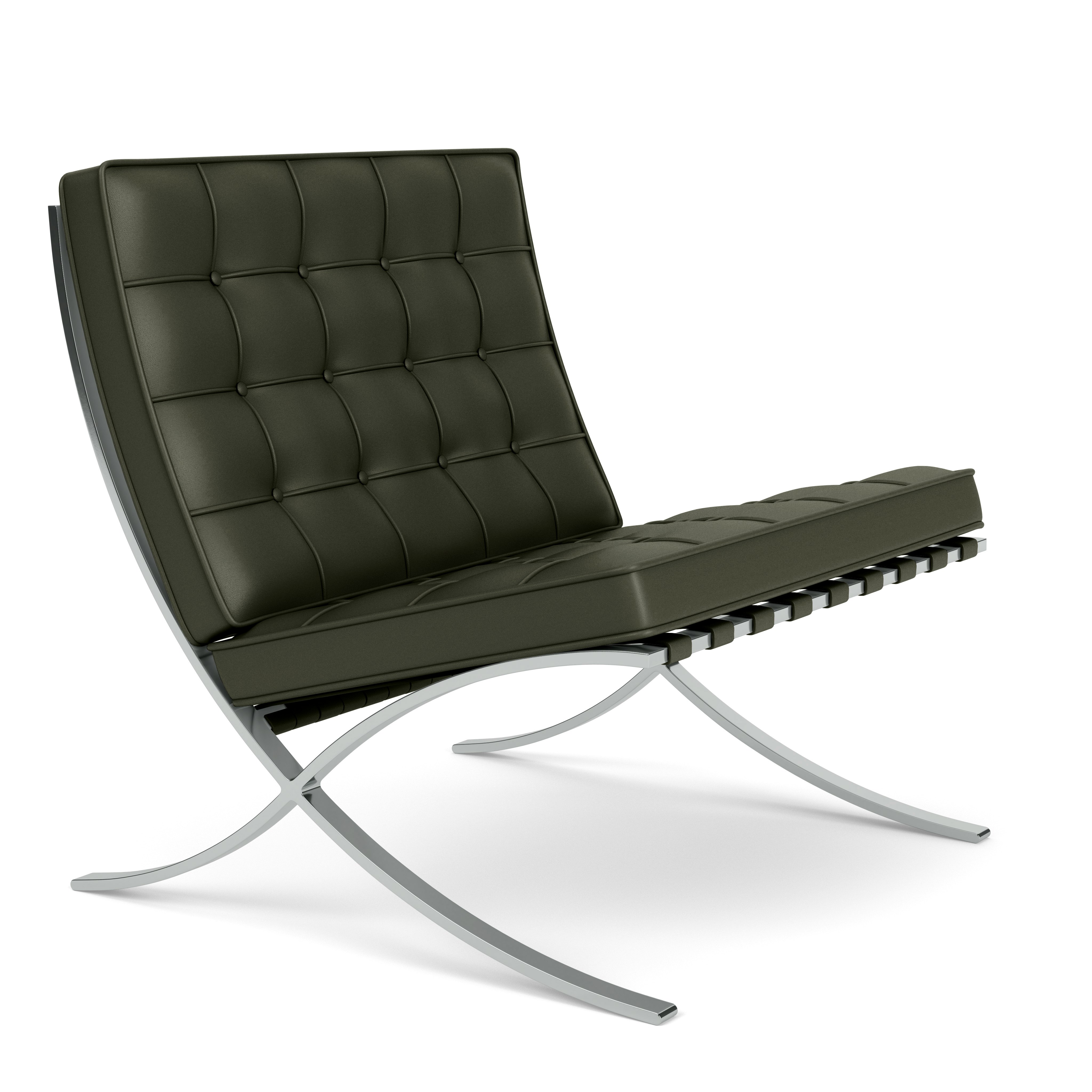 Barcelona Chair -  Sabrina Leather,  Jasper