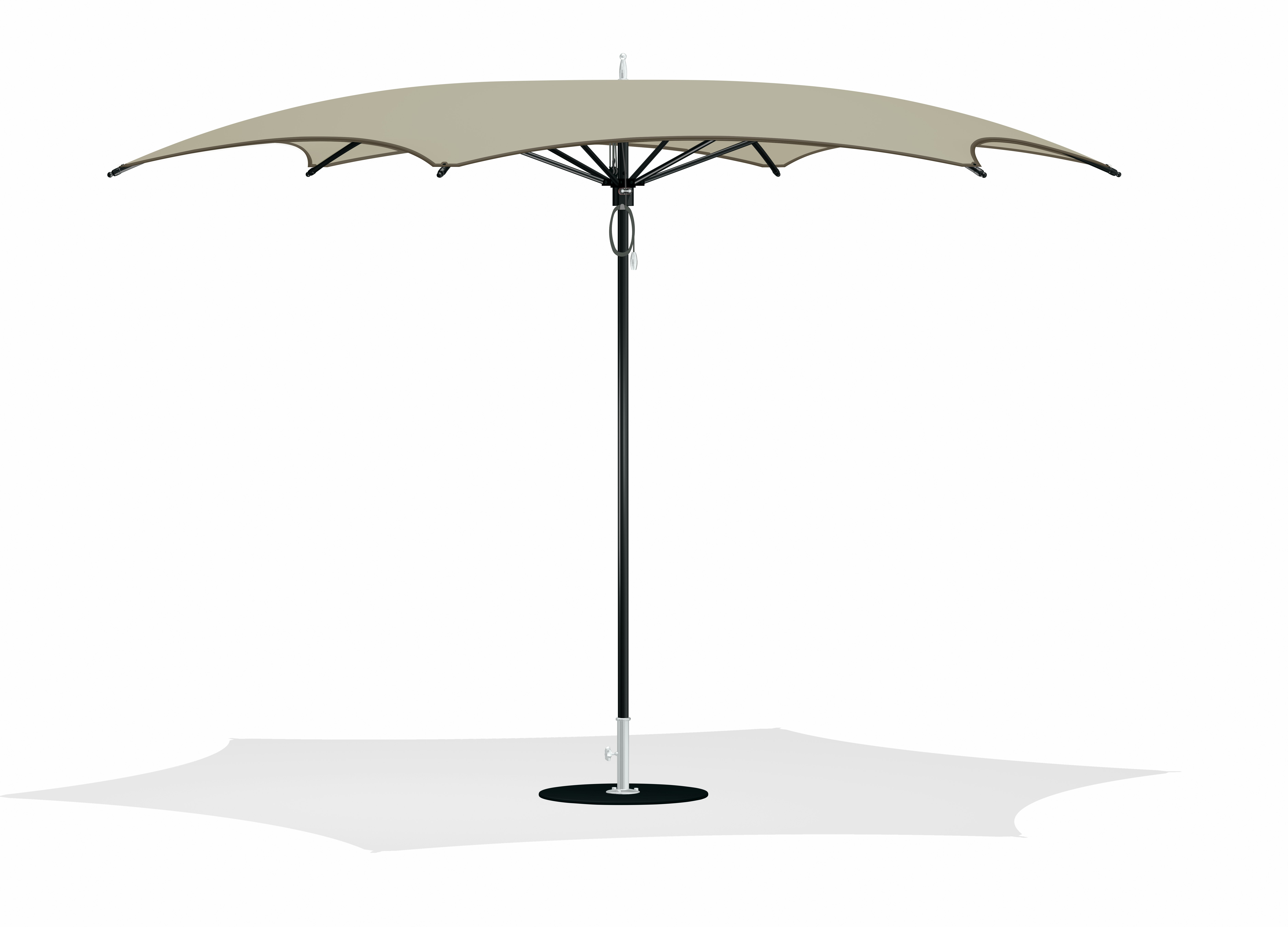 Ocean Master&nbsp;M1&nbsp;Crescent - black,  ecru,  truffle,  piped-edge