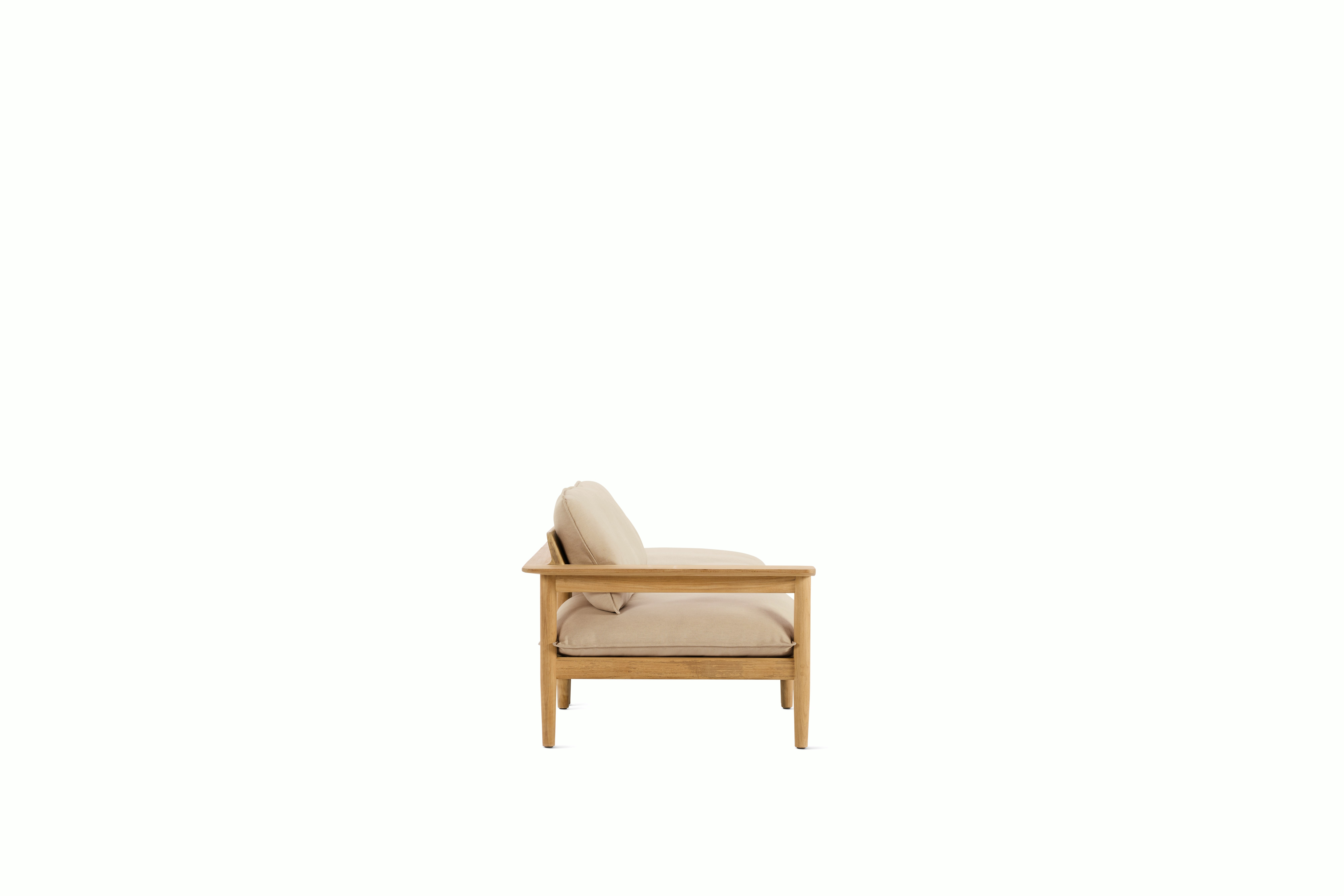 Terassi One Arm Sofa - Left Arm,  Heritage,  Papyrus, FSC Certified