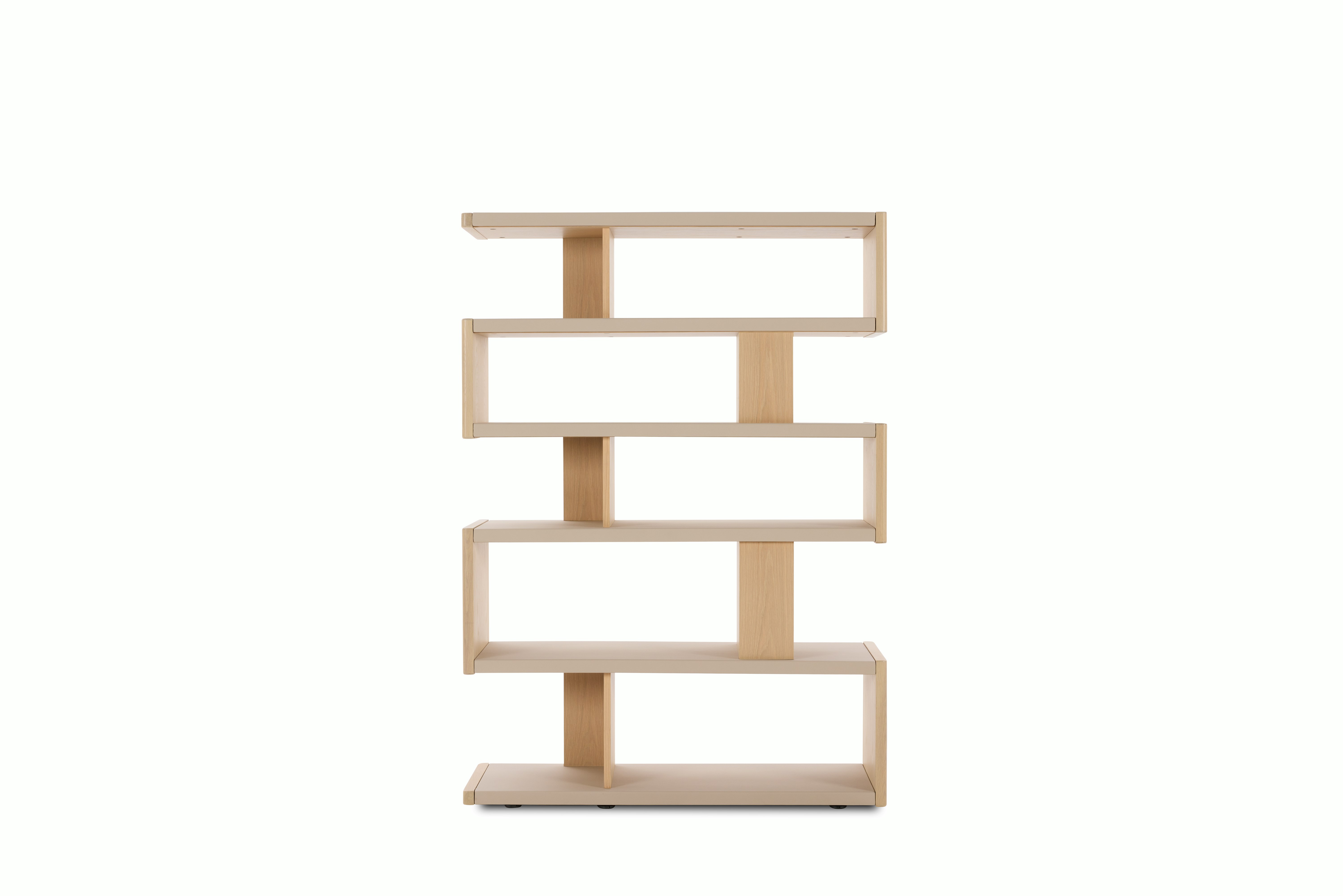 New Canaan High Bookshelf - oak,  champagne