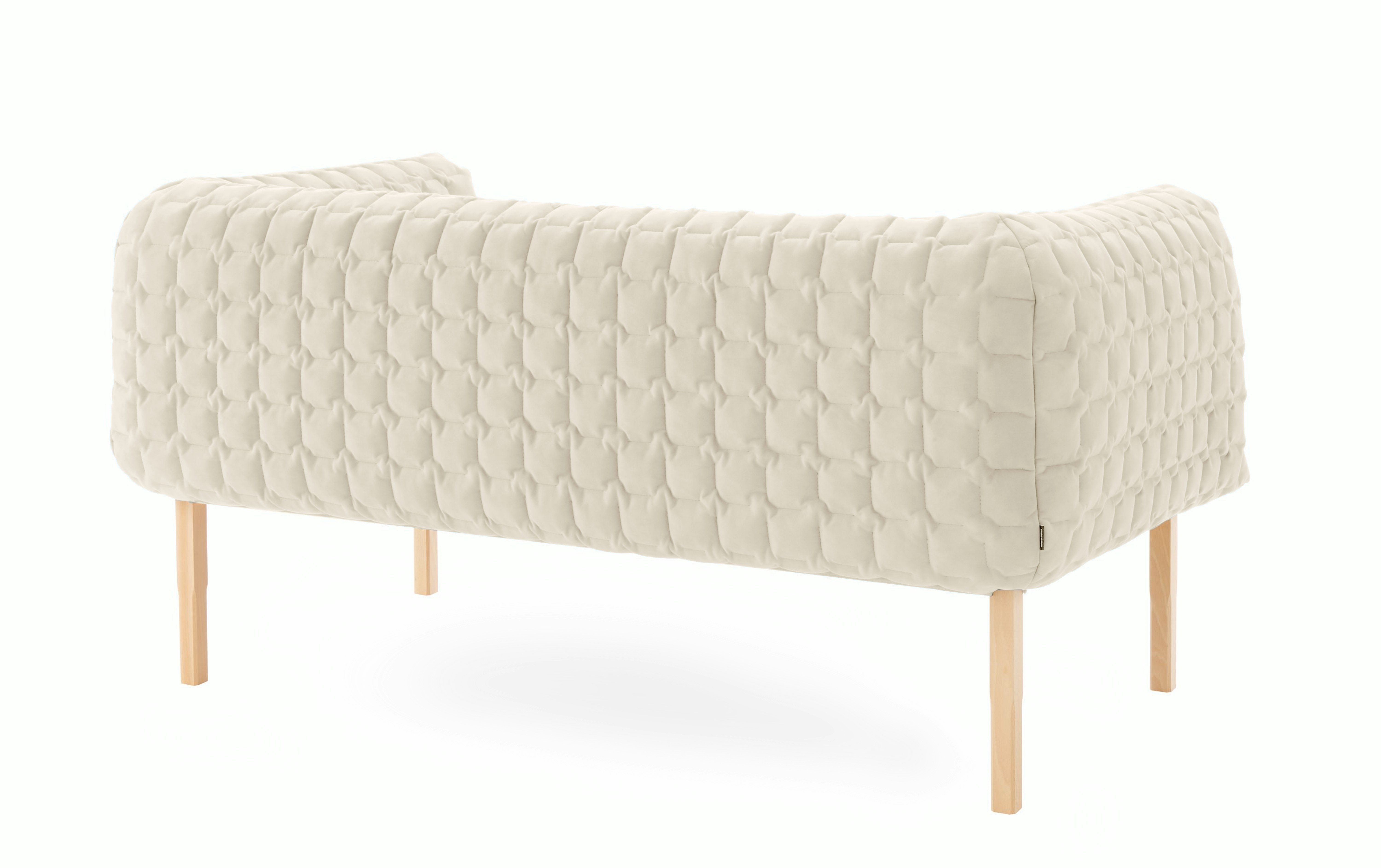 Ruche Sofa - snowman,  natural