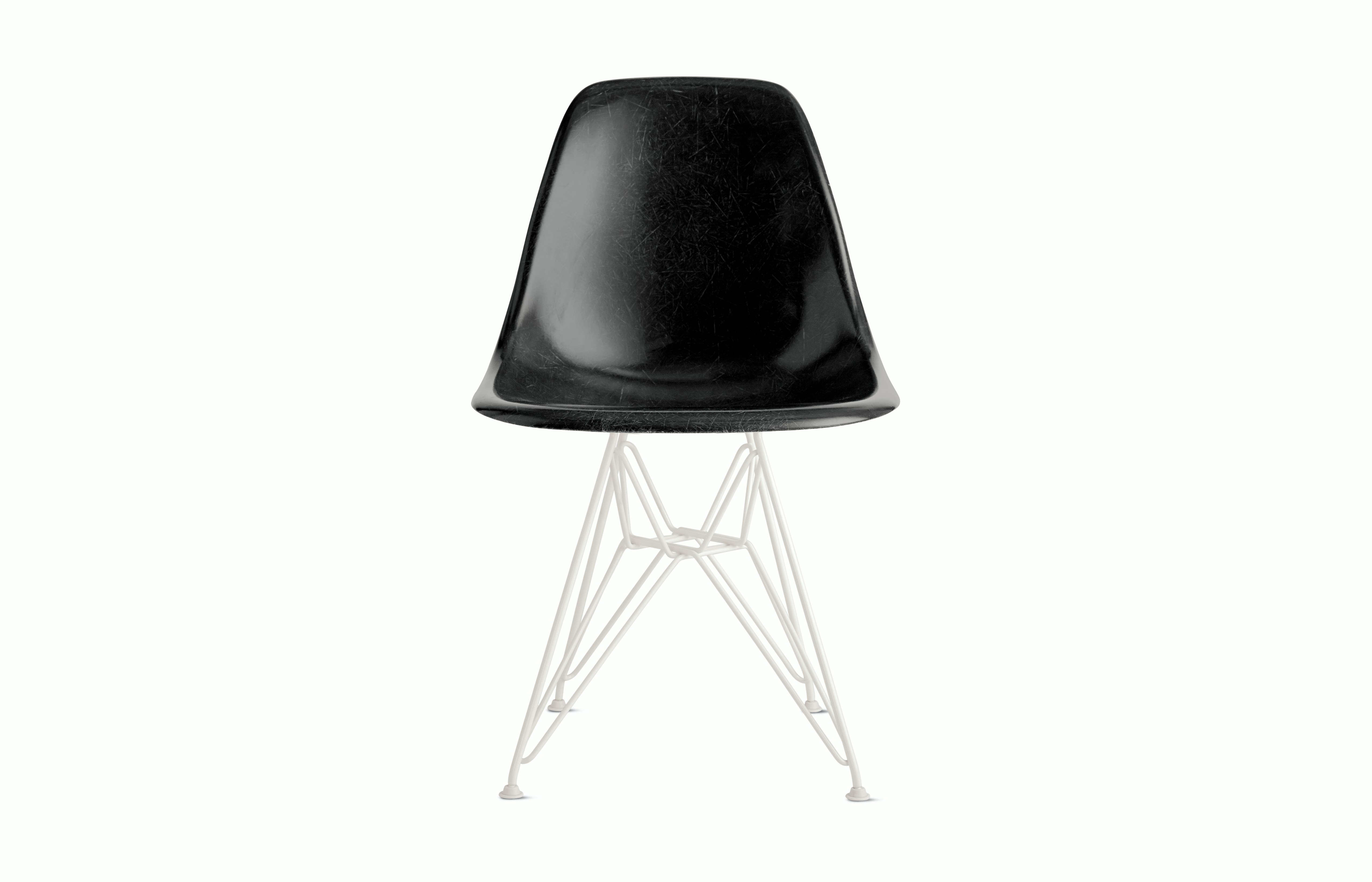 Eames Molded Fiberglass Wire-Base Side Chair (DFSR)