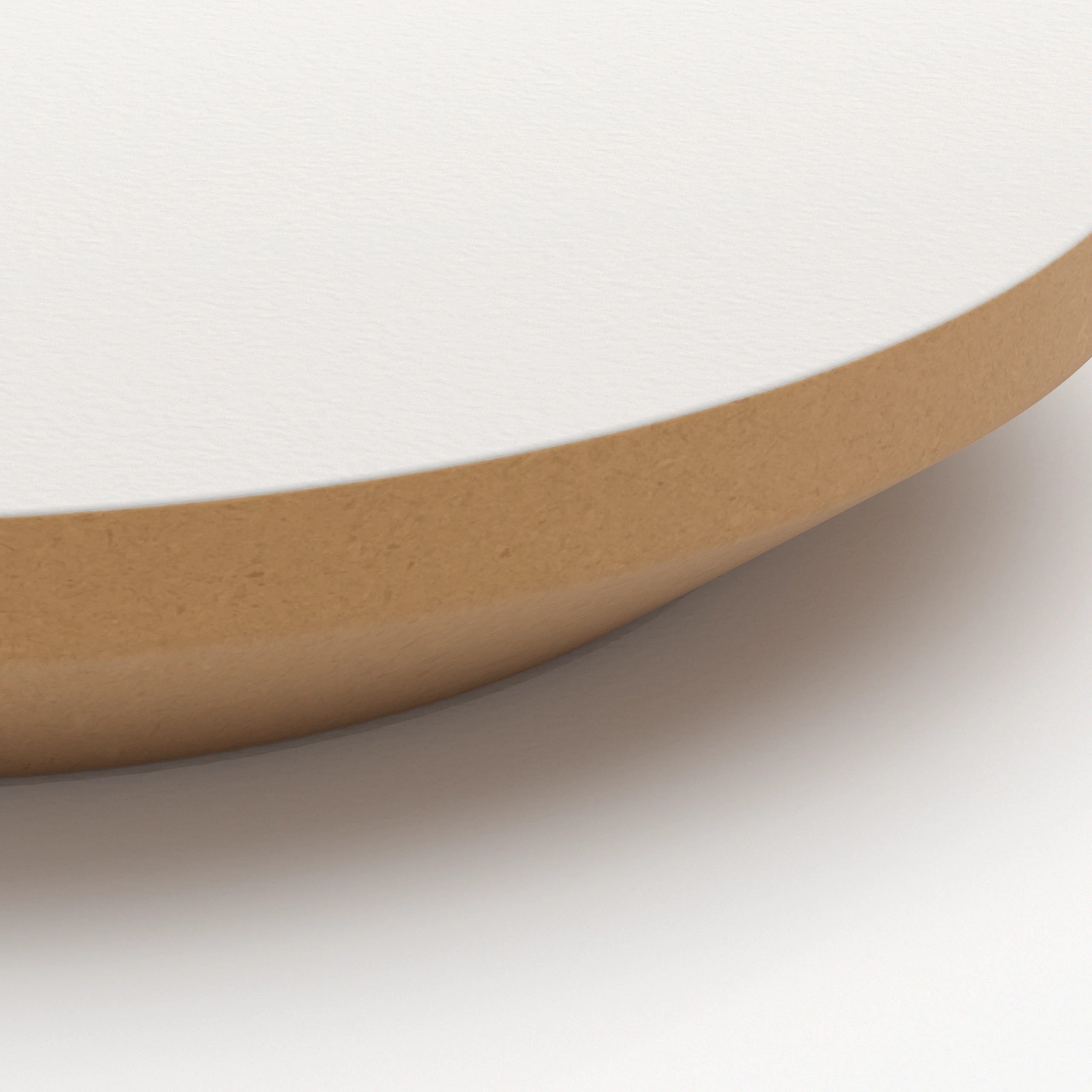 White with Chamfer Edge