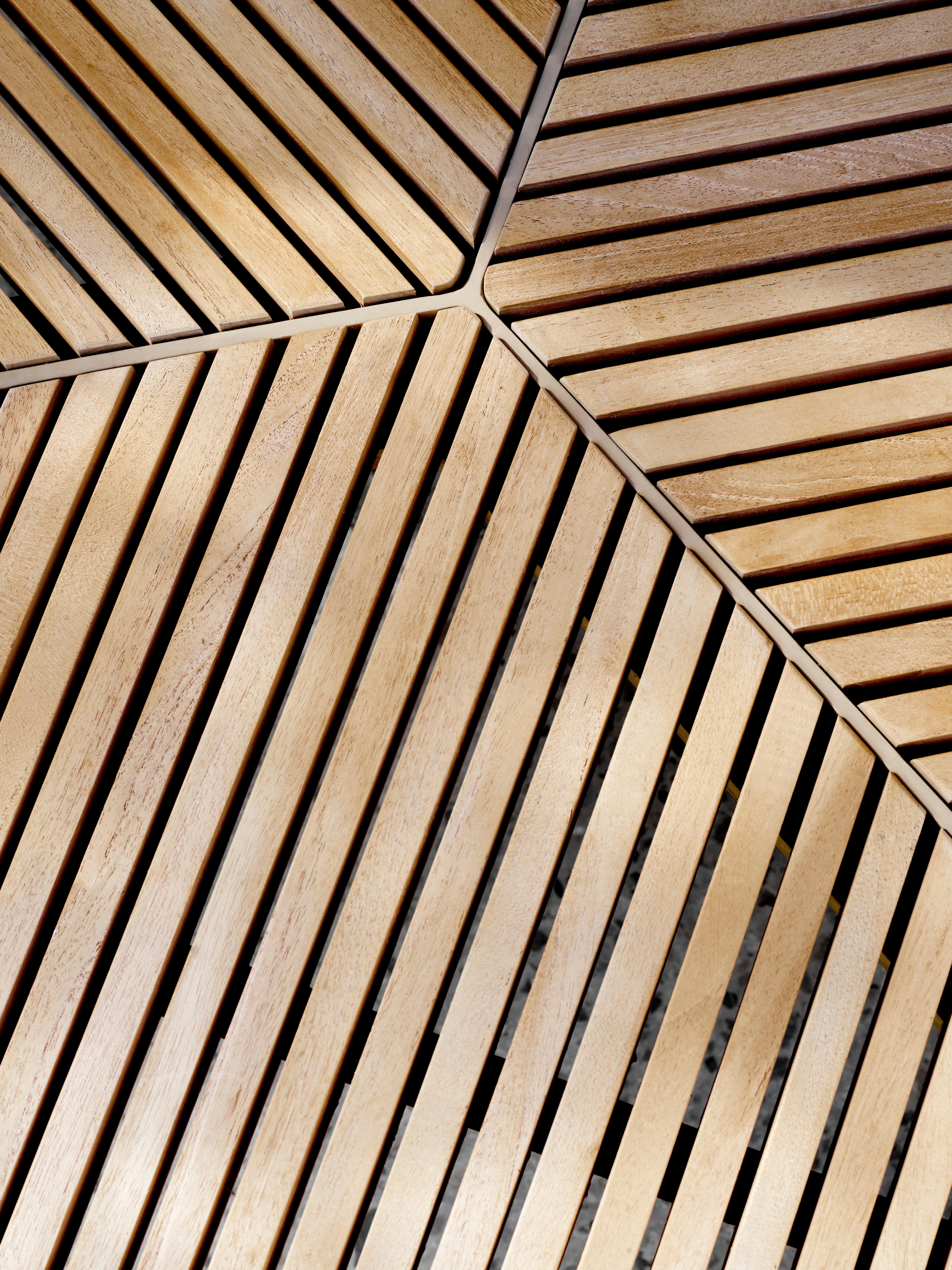 A detailed look at the Vipp Open-Air Coffee Table.