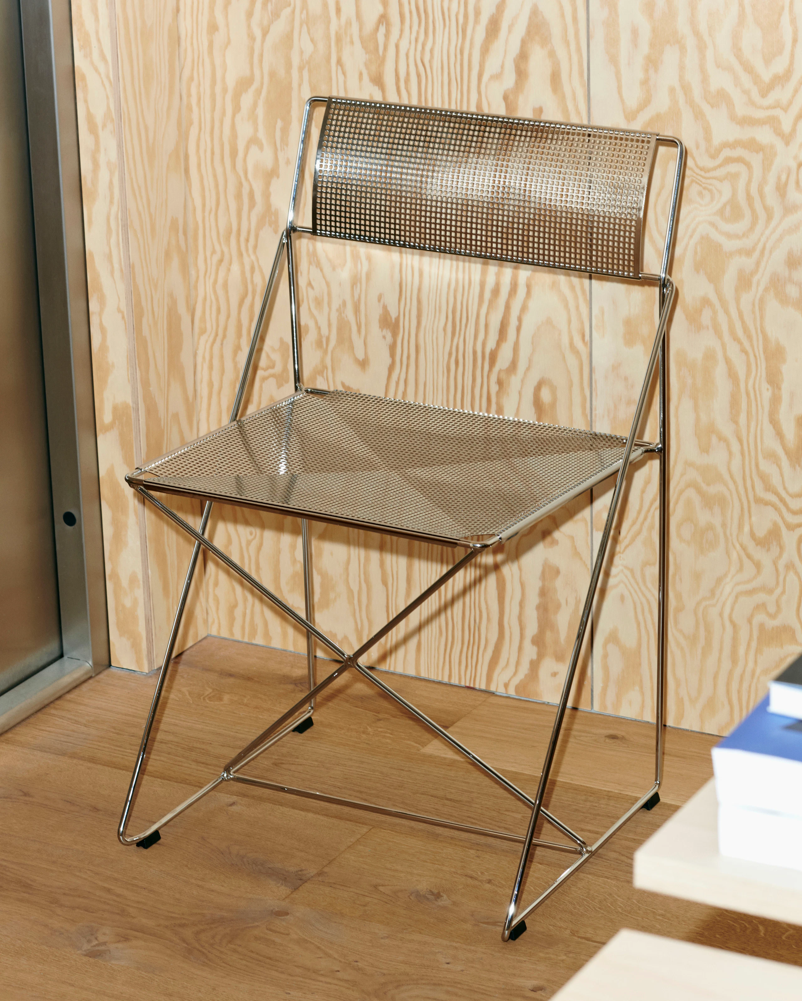 X Line Chair - Chrome Frame / Chrome Seat
