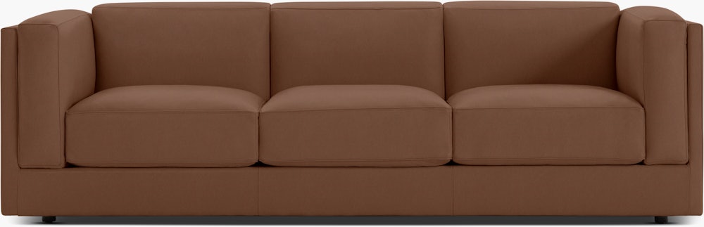 Symme Sofa - Three Seater,  Leather Frame,  Prone Leather,  Ledge,  Prone Leather,  Ledge