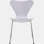 Series 7 Chair - Lacquered, 7:14 AM Violet, Chromed Steel