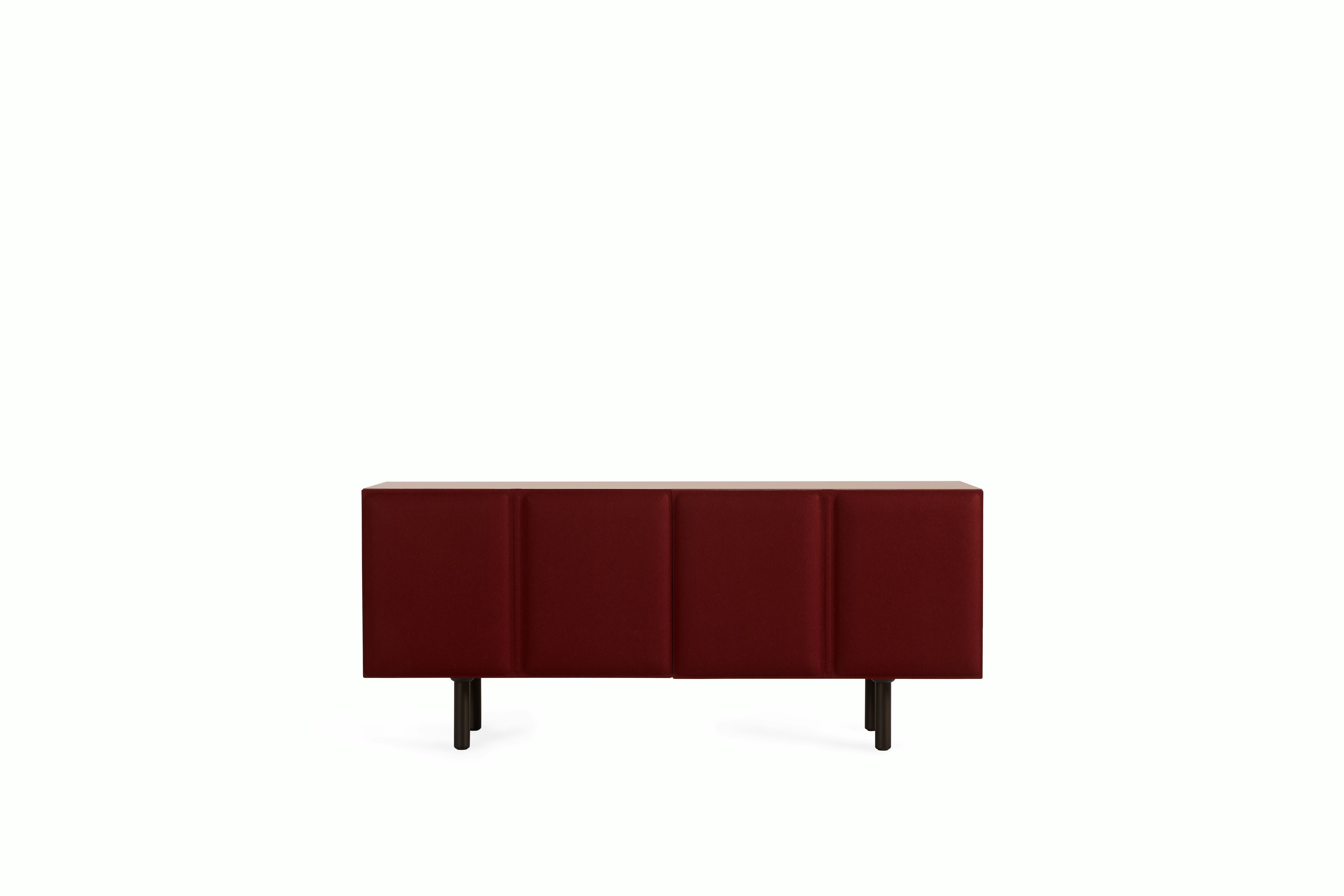 Tacito Sideboard - burgundy,  mint