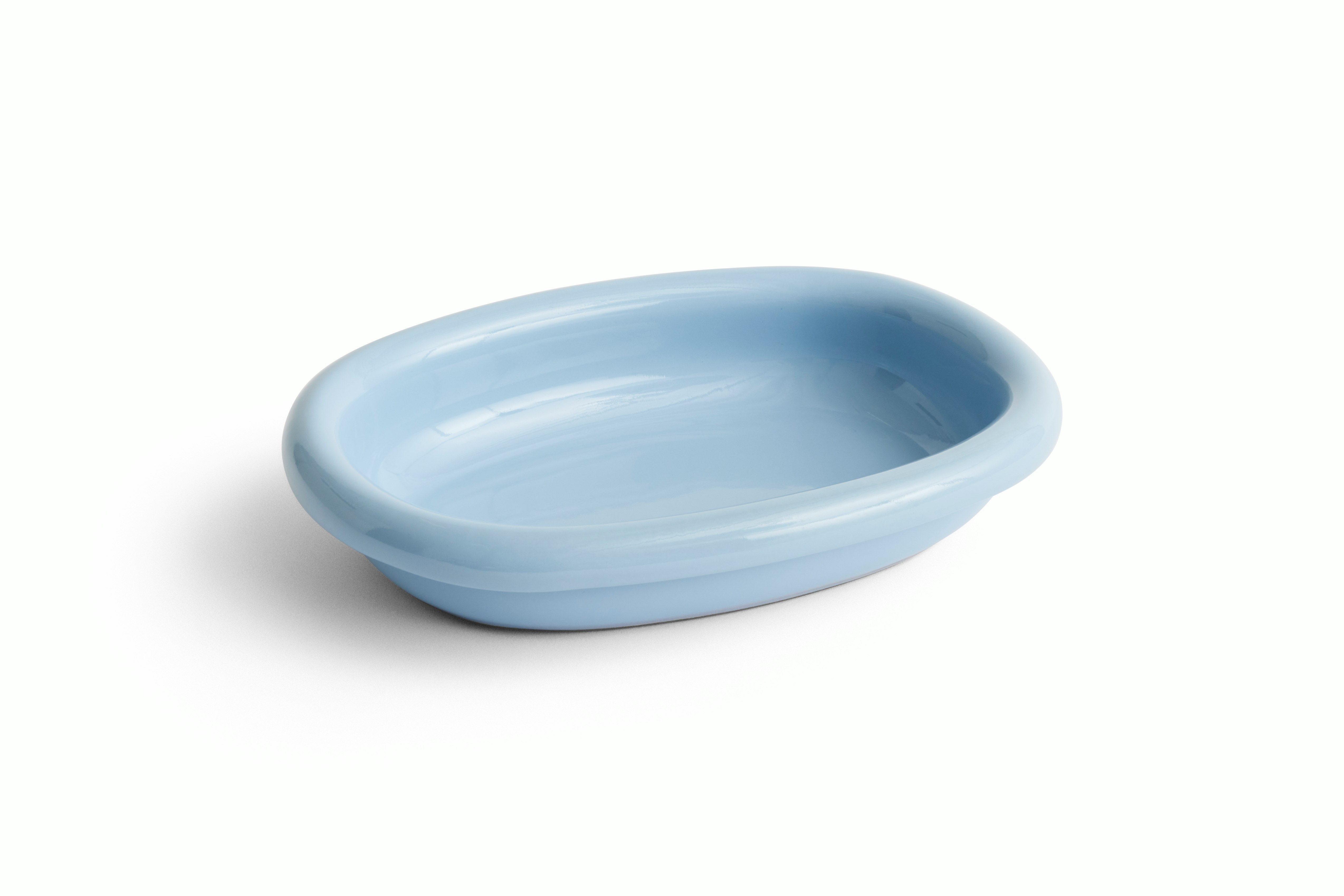 Barro Oval Dish - Small Light Blue