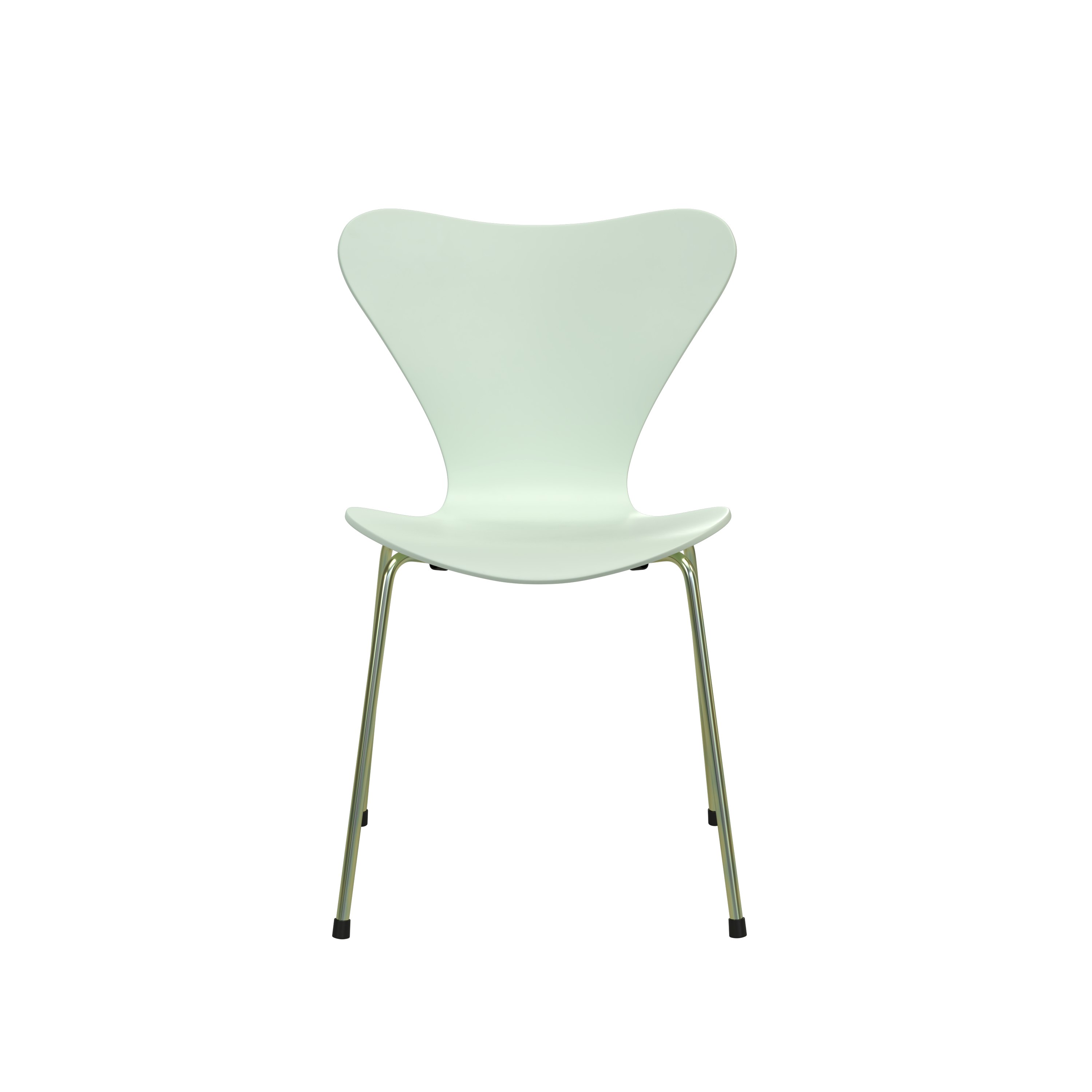 Series 7 Chair - Lacquered, 7:14 AM Green, Rainbow Steel