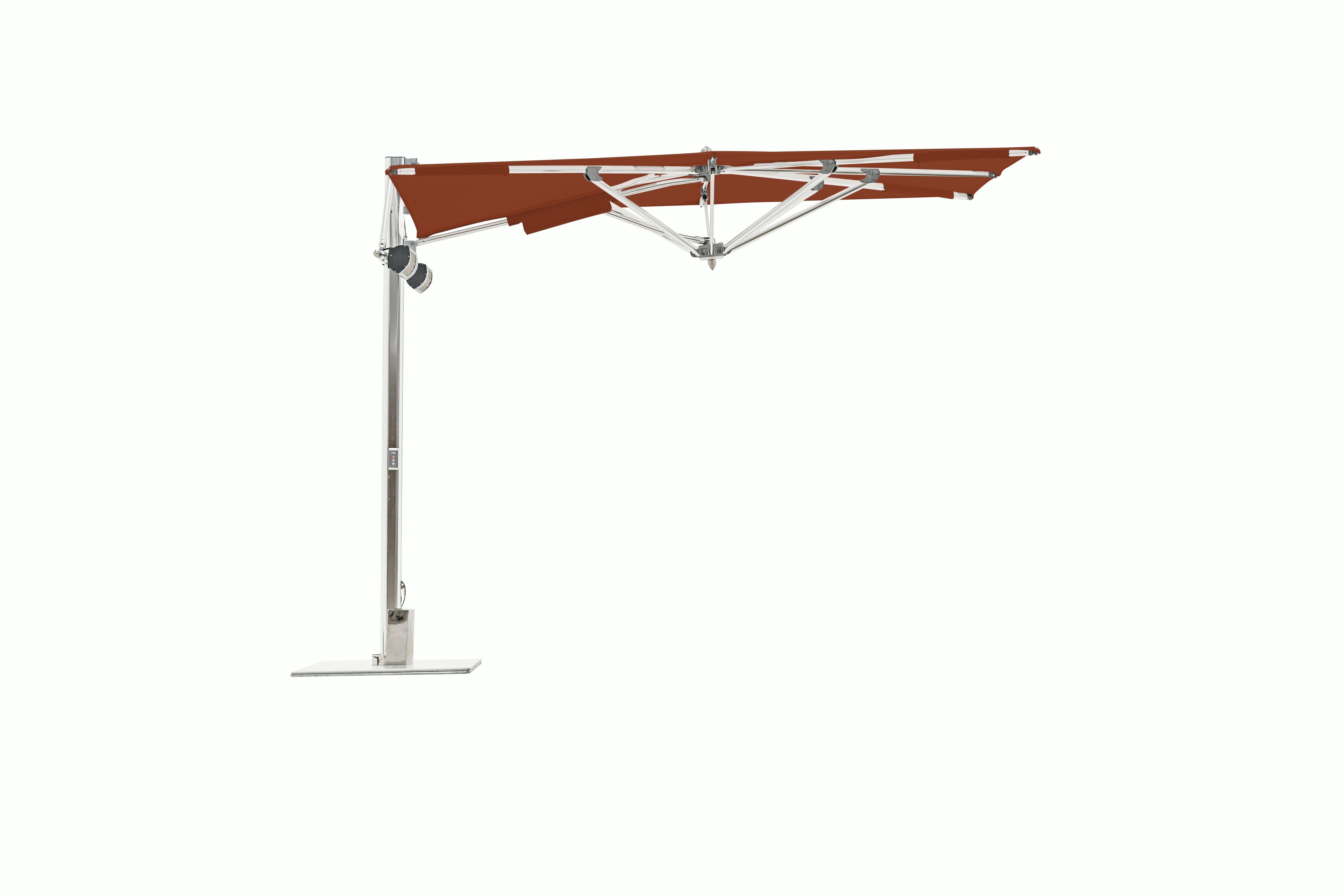 Tuuci Ocean Master Max Low-Profile Cantilever Umbrella w/Heating & Lighting