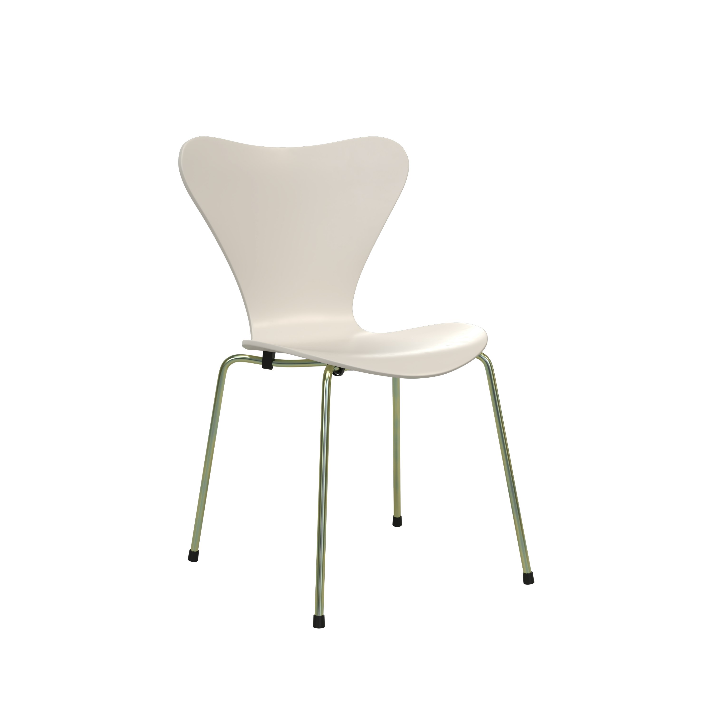 Series 7 Chair - Lacquered, 7:14 AM Beige, Rainbow Steel
