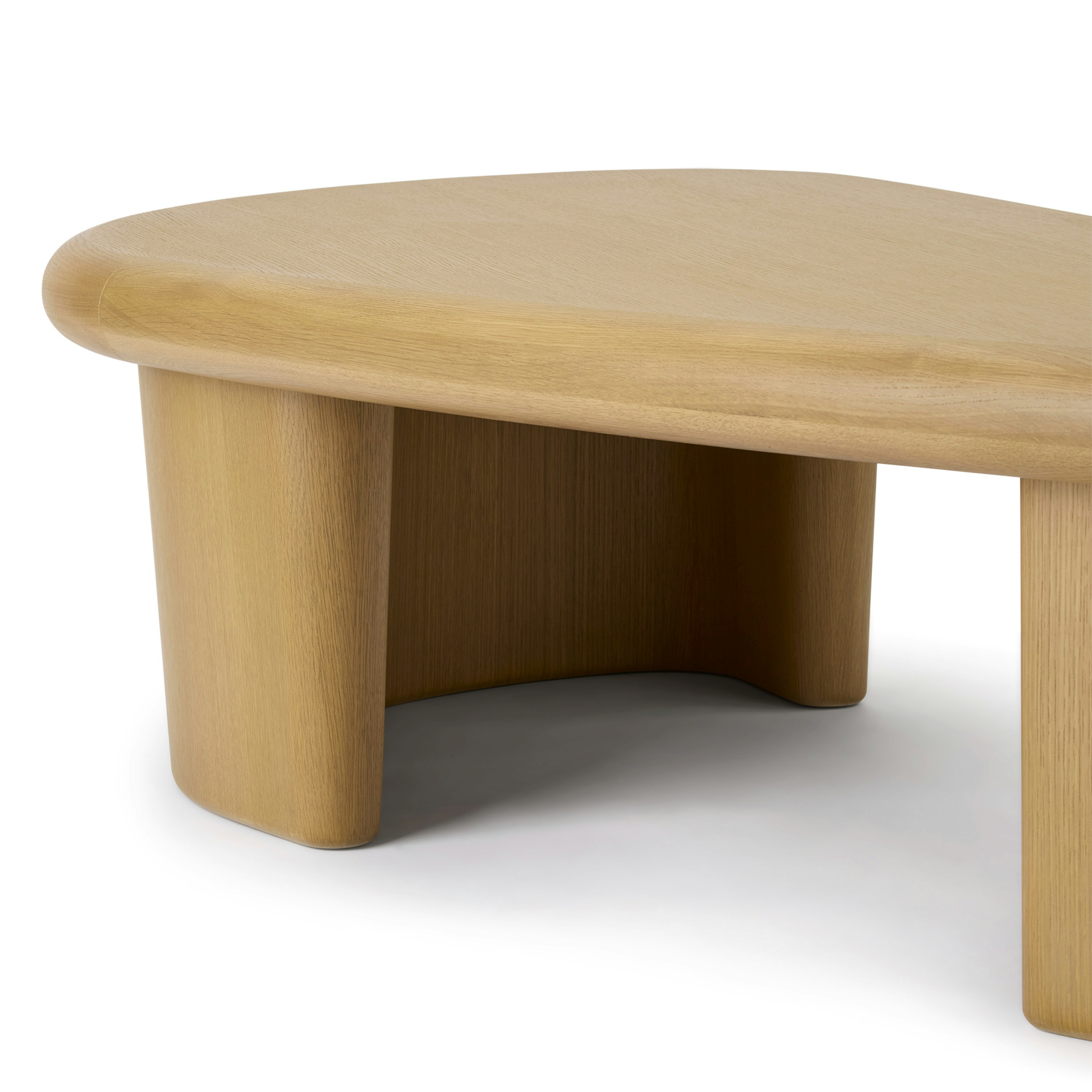 A detailed look at Interlude Coffee Table in Natural Oak.