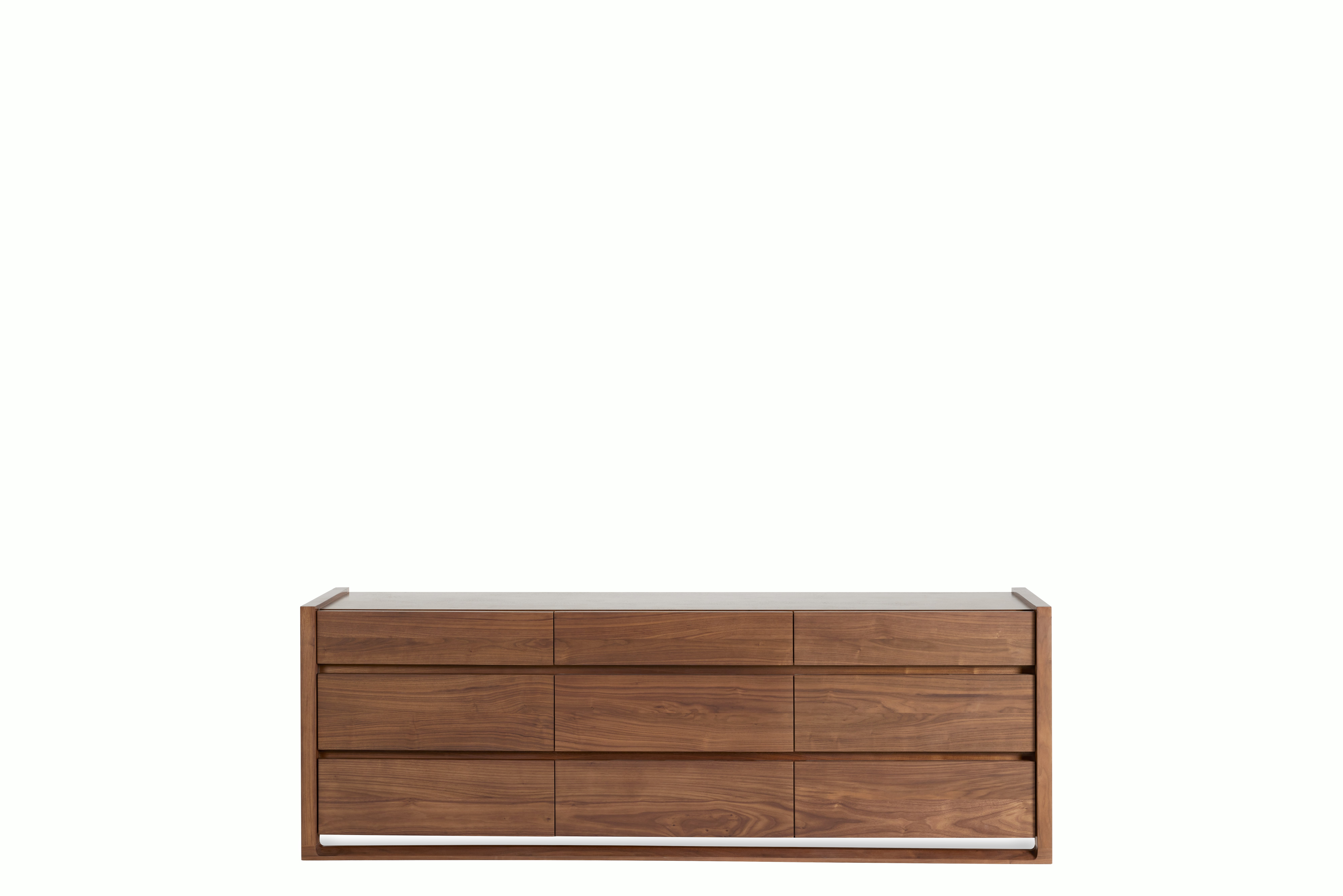 Matera Dresser - Nine Drawer,  Walnut