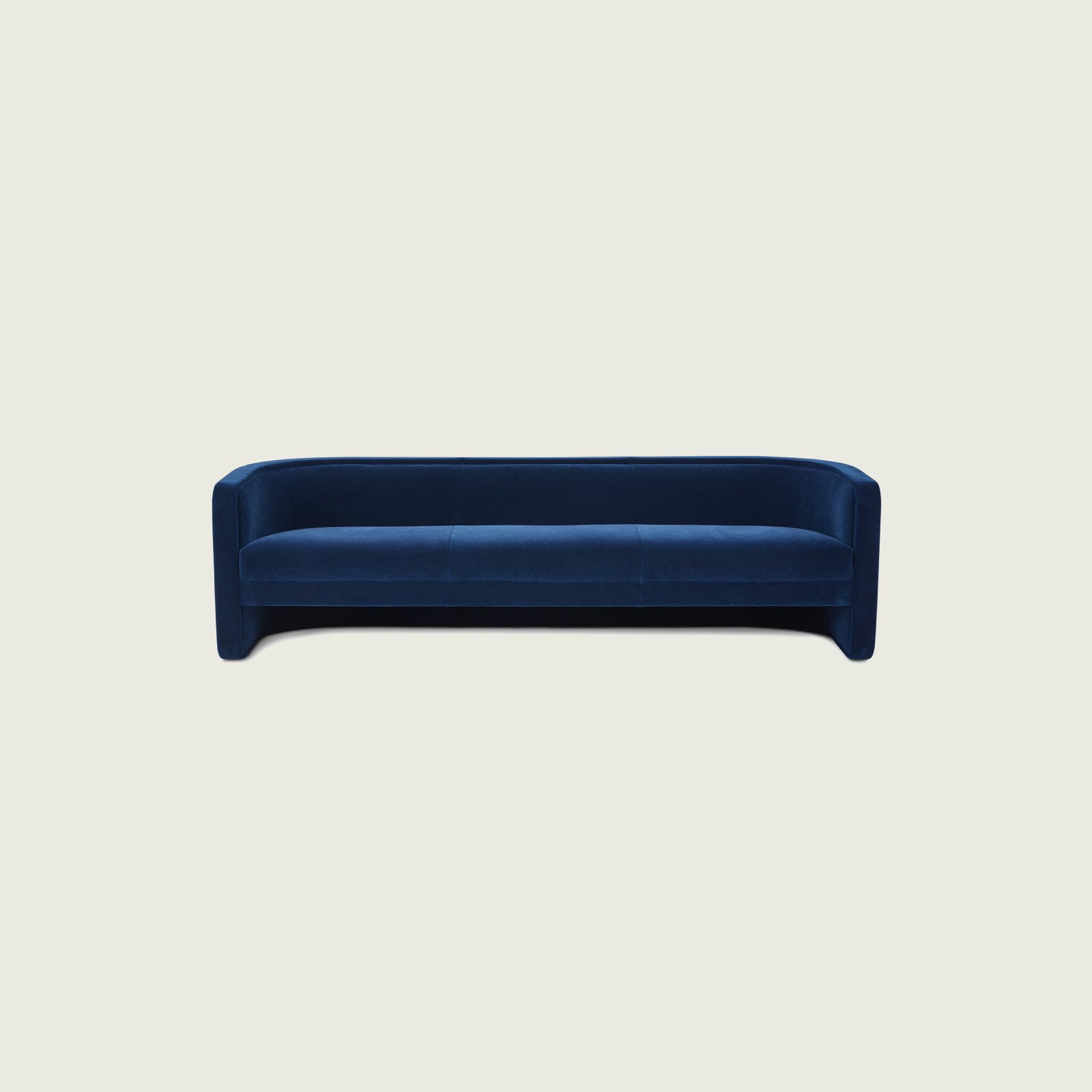 U-Series Sofa upholstered in Maharam Mohair Supreme League.