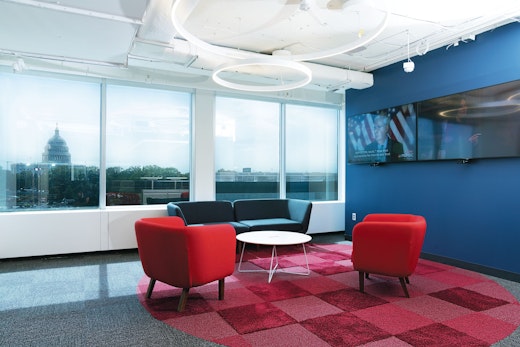 rockwell unscripted modular lounge club chairs wood base occasional table wire base