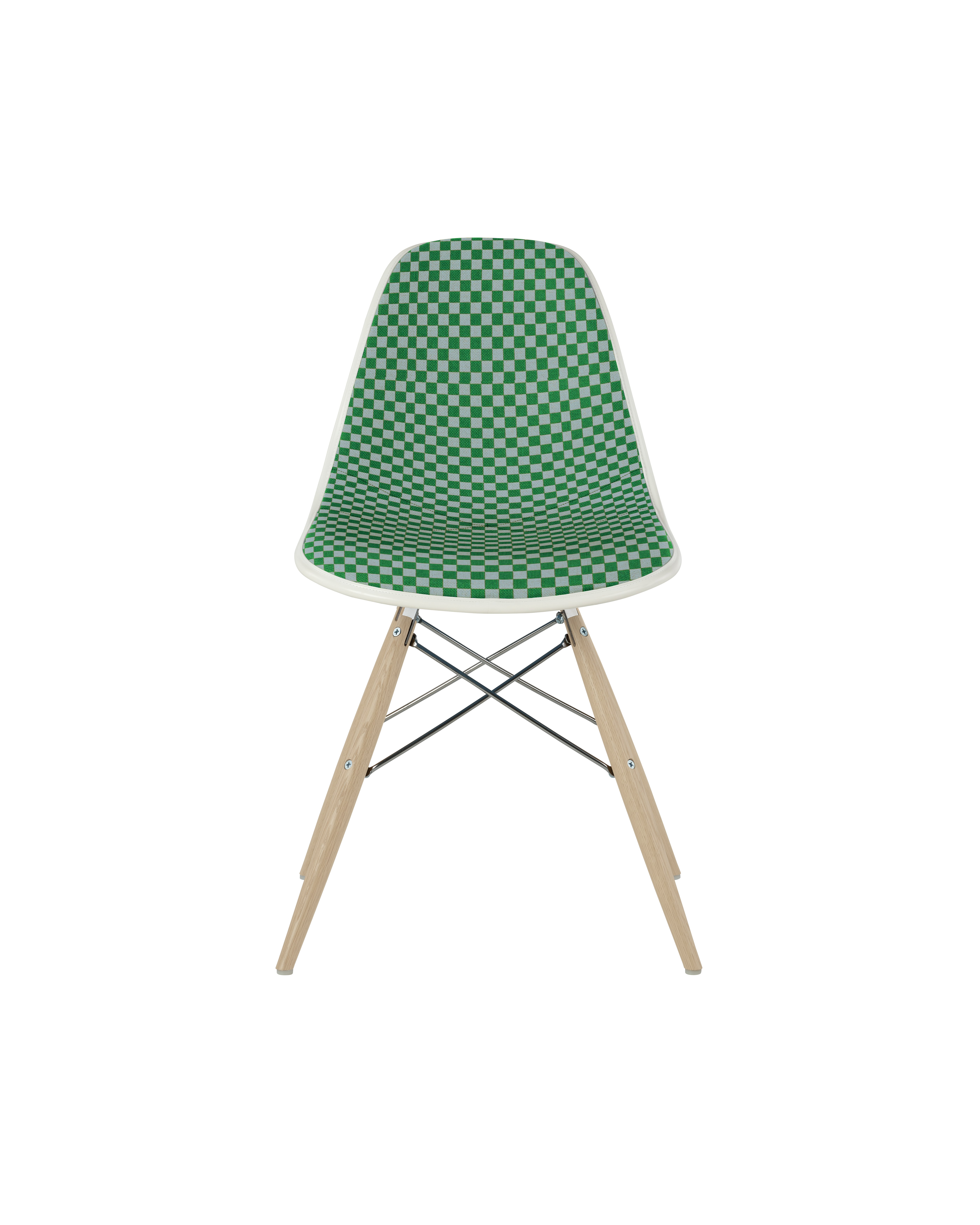 Eames Upholstered Molded Plastic Side Chair
