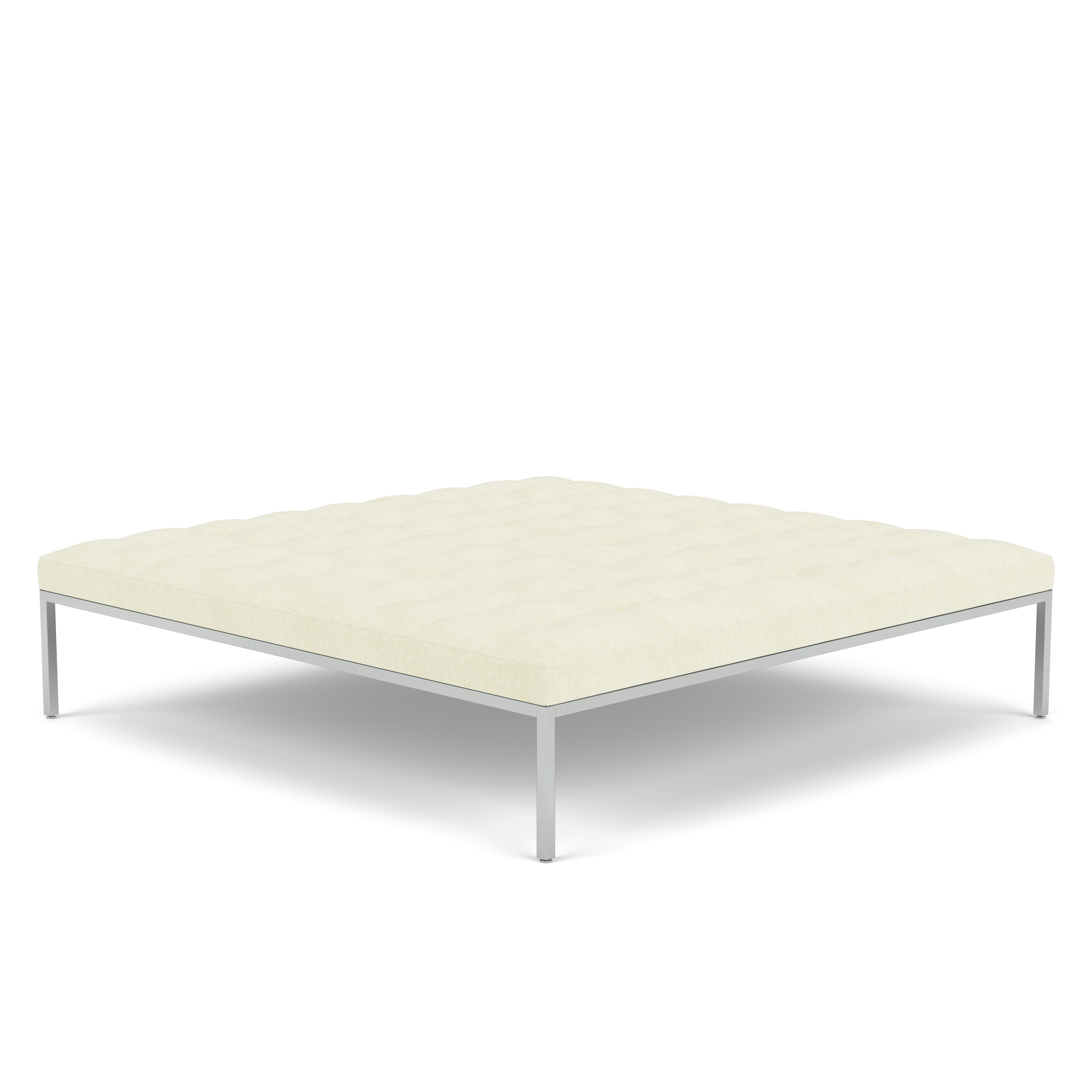 Florence Knoll Square Bench - Large,  Square, Aegean, Egret