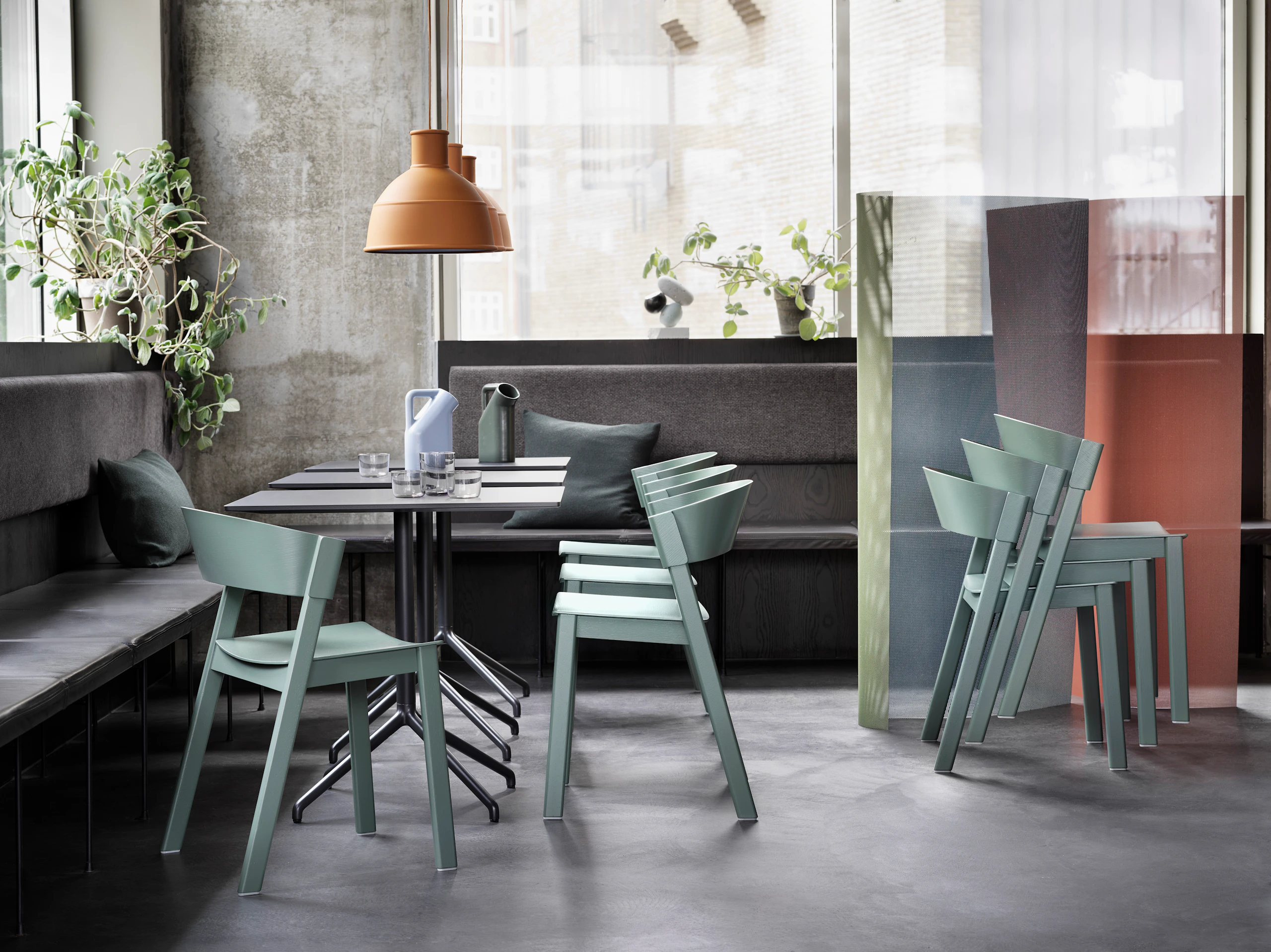 Cover Side Chair - Dark Green