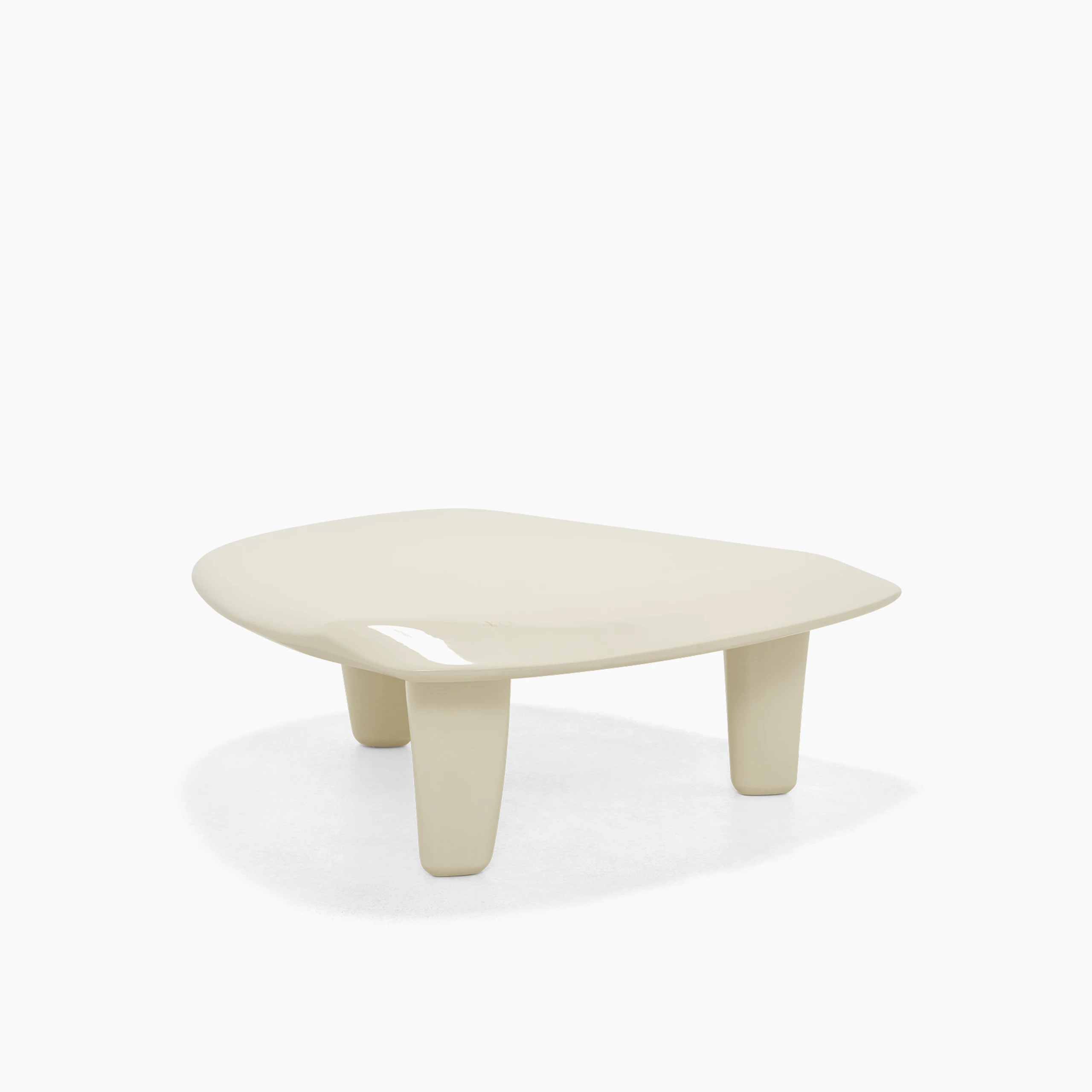 Isola Coffee Table - High Gloss Antique White