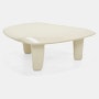 Isola Coffee Table - High Gloss Antique White