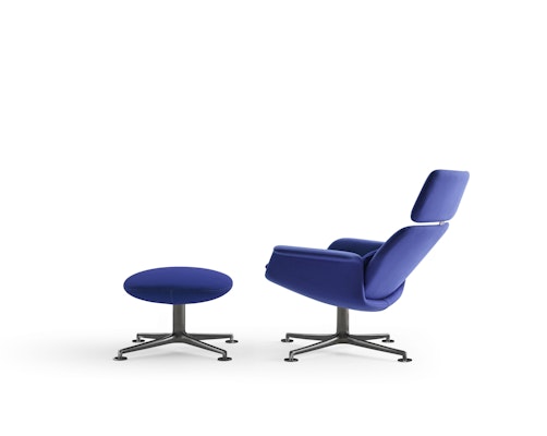 KN02 high back chair ottoman reclining recline piero lissoni lounge chair ottoman