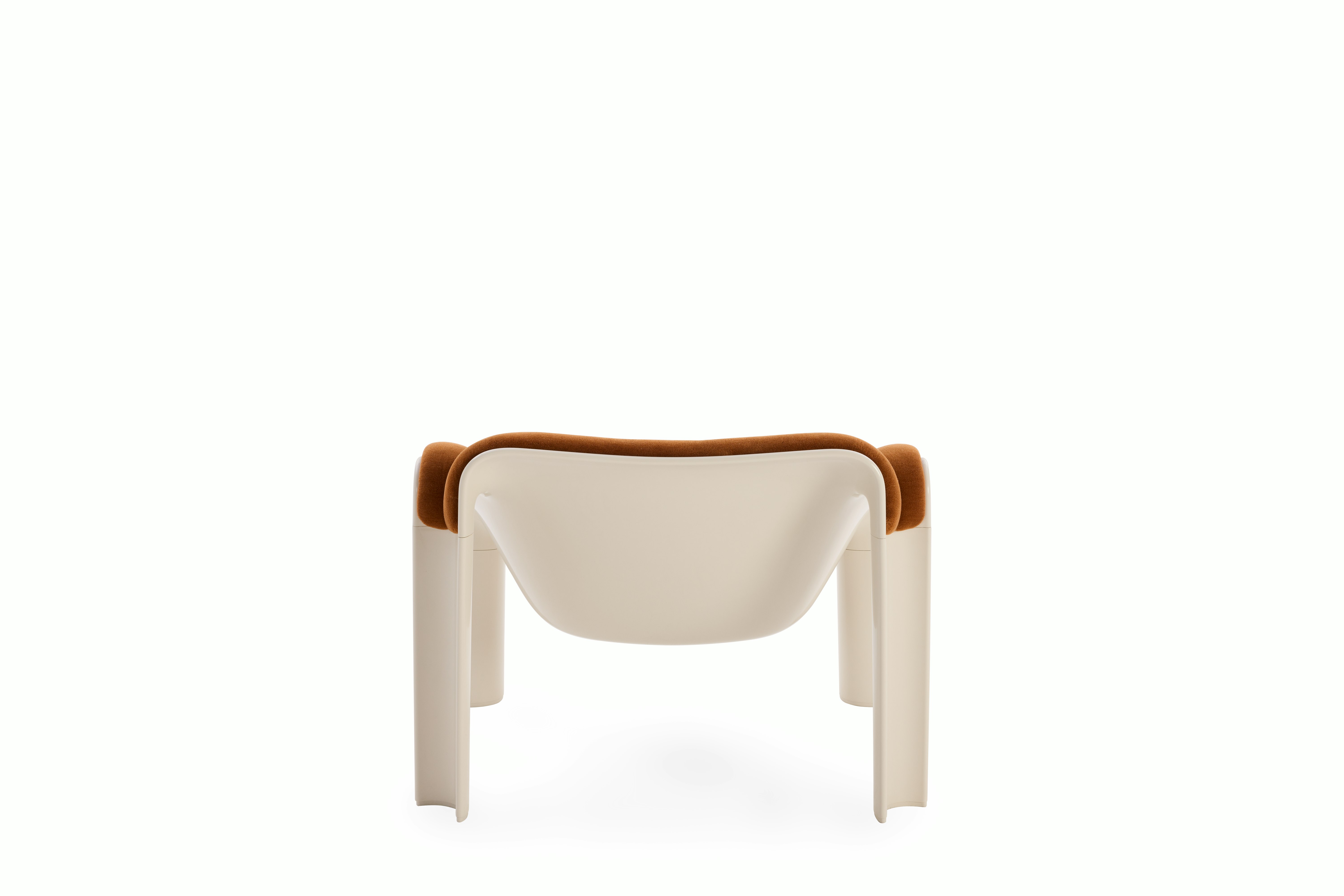 F300 Lounge Chair - alpaca,  scoiattolo,  alabaster white
