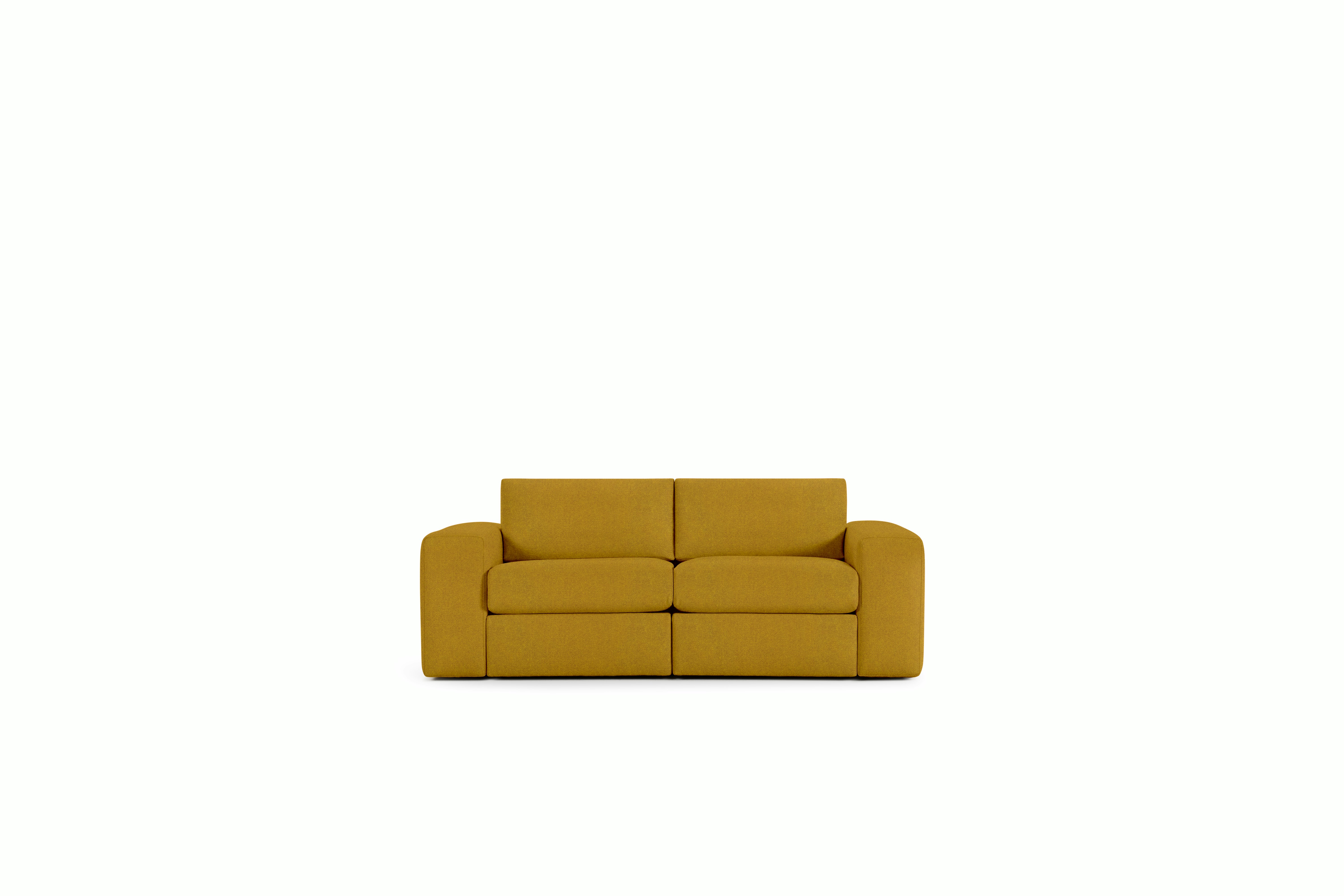 Irvin Sofa - Two-Seater,  Crypton Sintra Velvet,  Oro