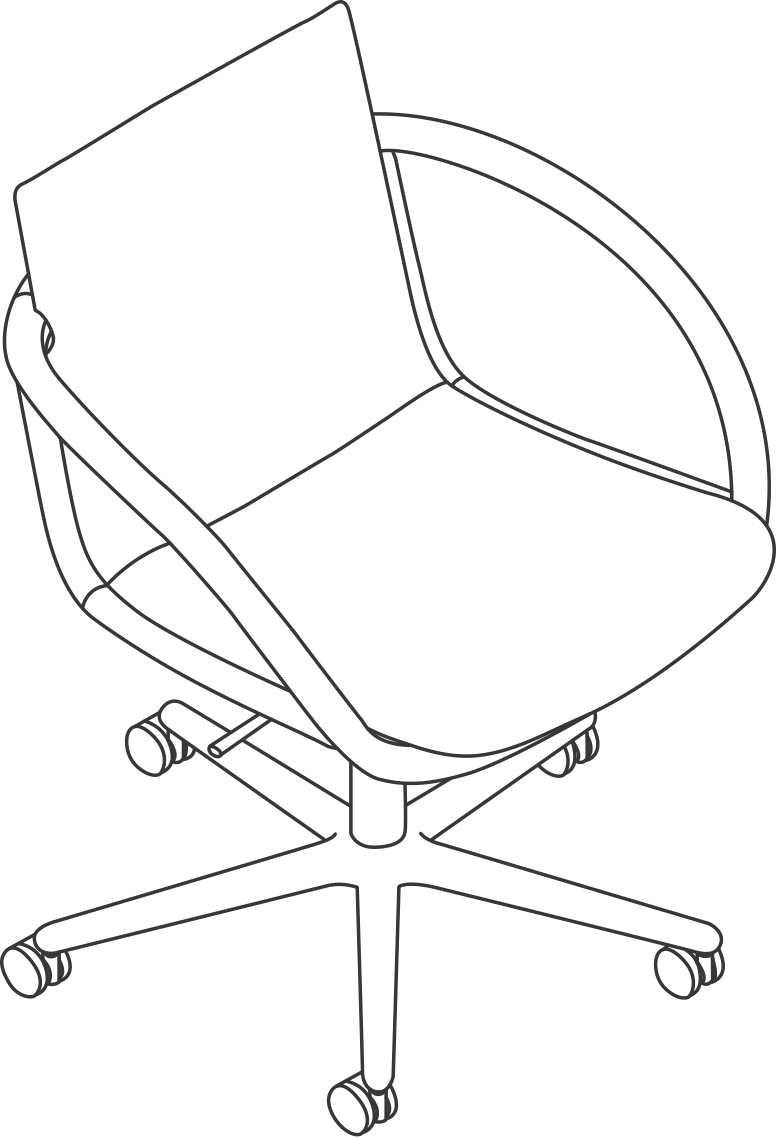 A line drawing - Full Loop Chair